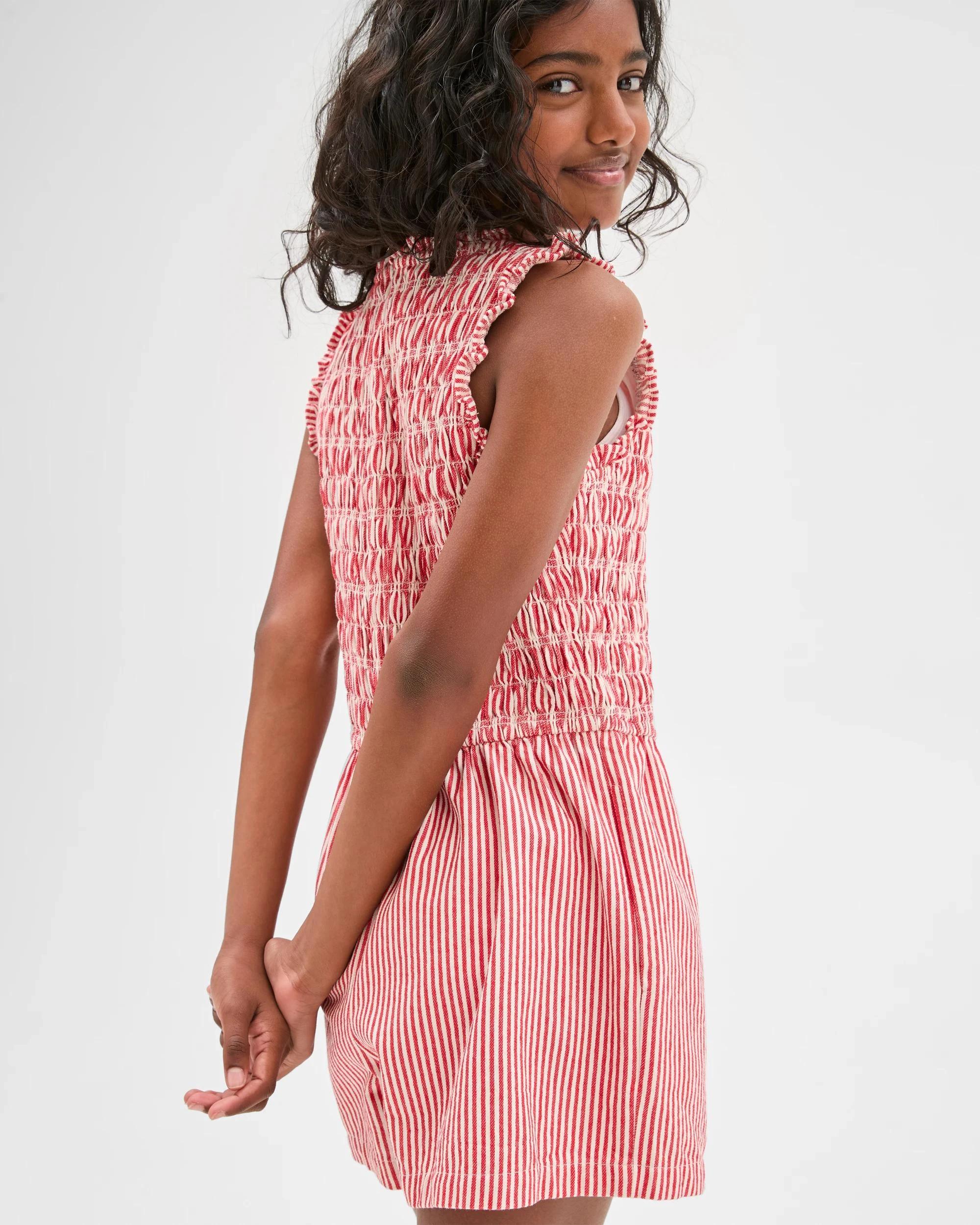 6 Target Kids Shirred Denim Playsuit Y/D STRIPE, 6 of 6