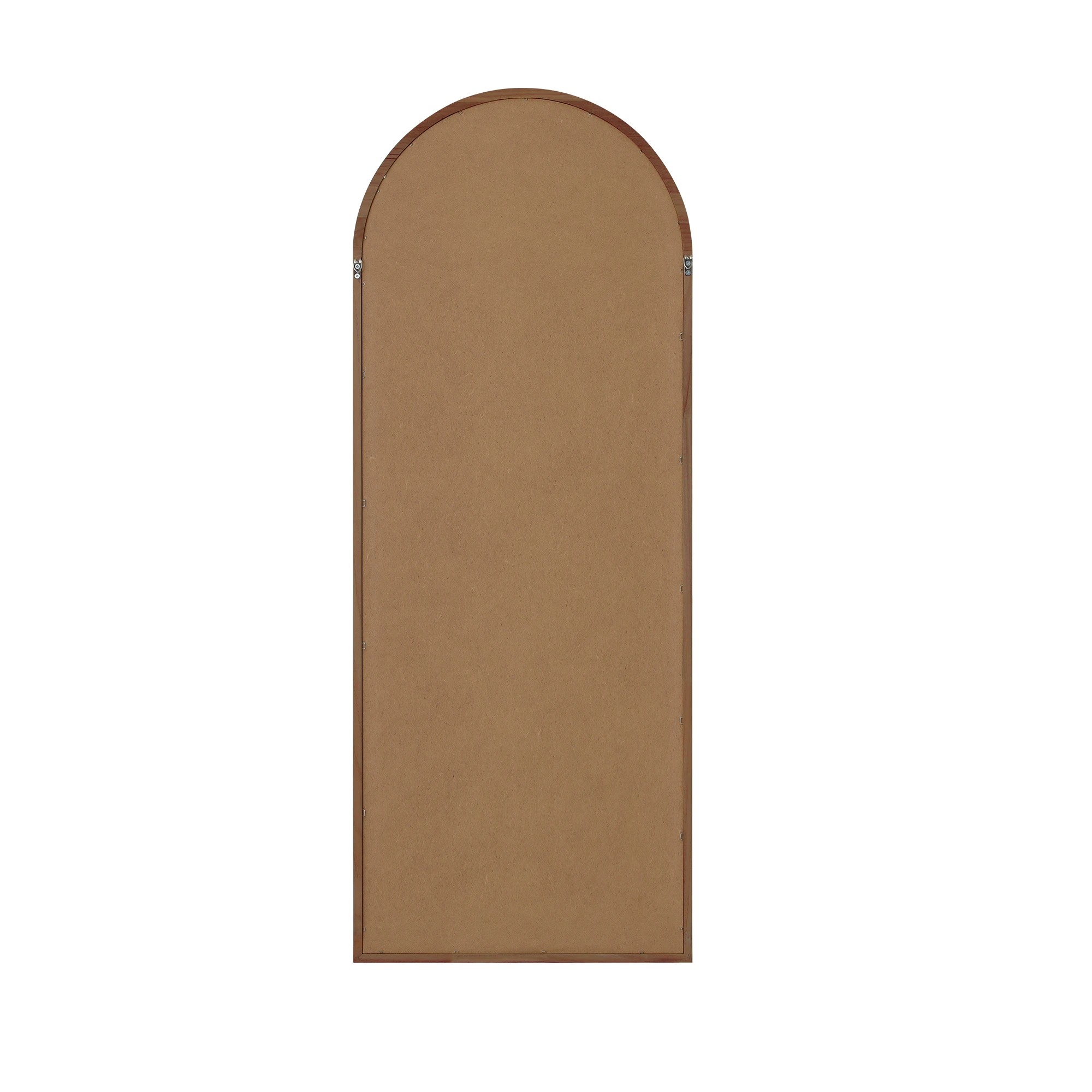9 Oikiture Wooden Full Length Mirror 166x60cm Arched Dressing Floor Mirrors
 - Brown, 9 of 10