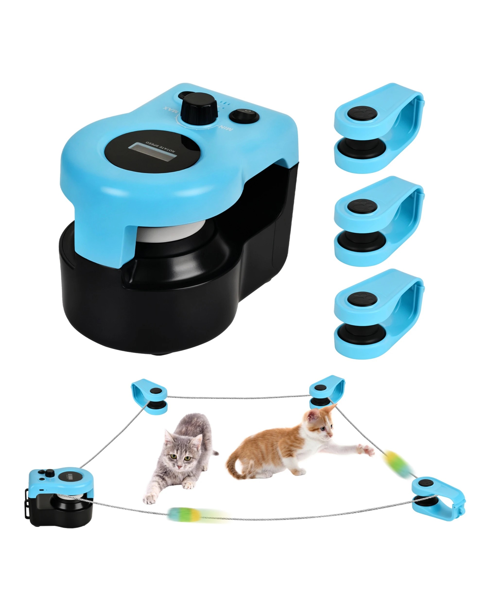 5 Advwin Cat Toy Interactive Teaser Pet Kitty Play, 5 of 7
