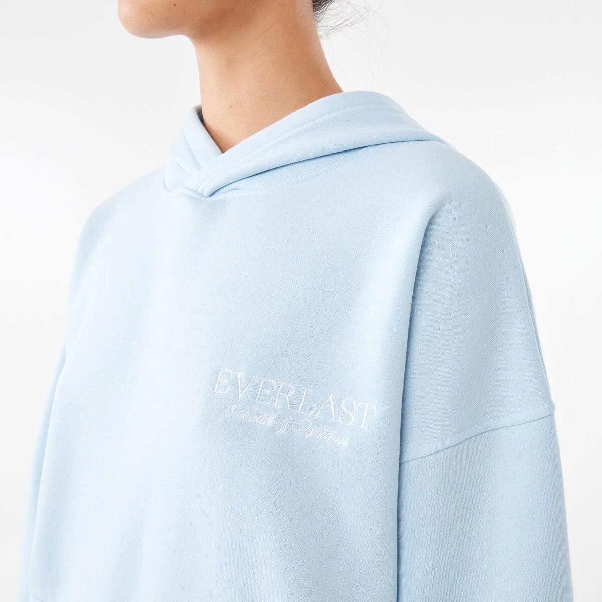 7 Everlast Womens Street Oversized Hoodie Retro Blue, 7 of 10