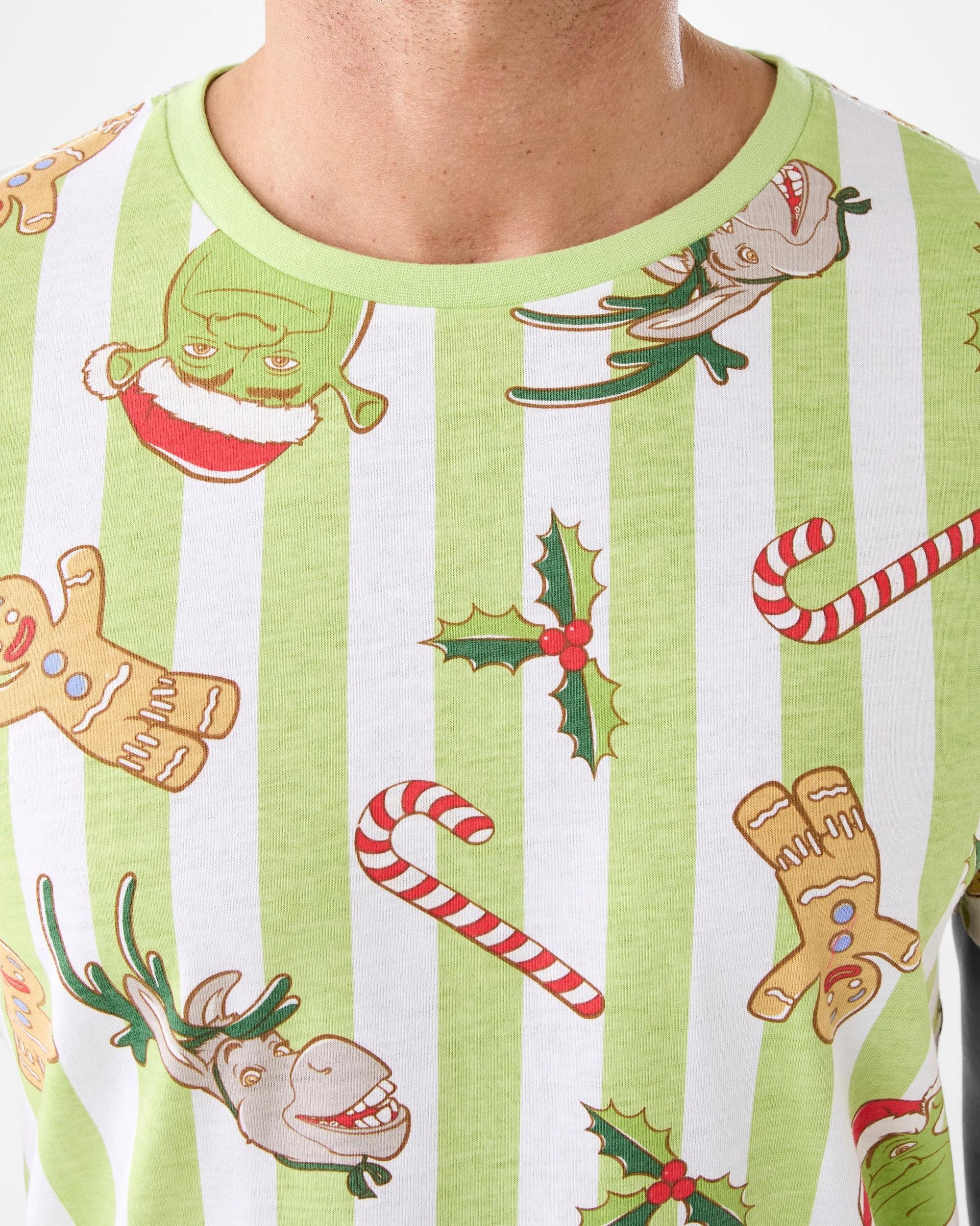 6 Family Matching Christmas Shrek Mens Pyjama Set Shrek Xmas, 6 of 9