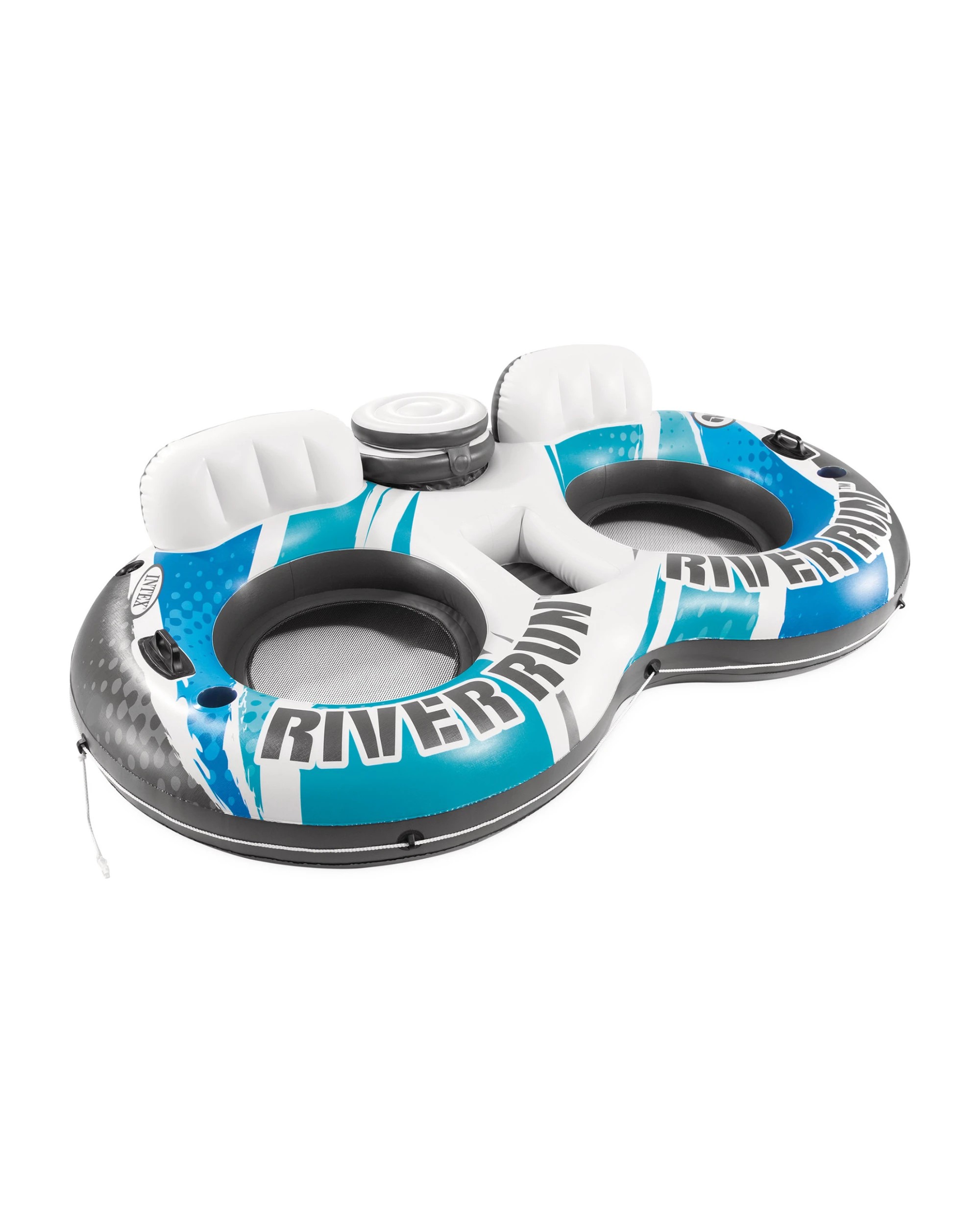 4 Intex River Run 2 Inflatable Floating Lake Tube - Blue, 4 of 8
