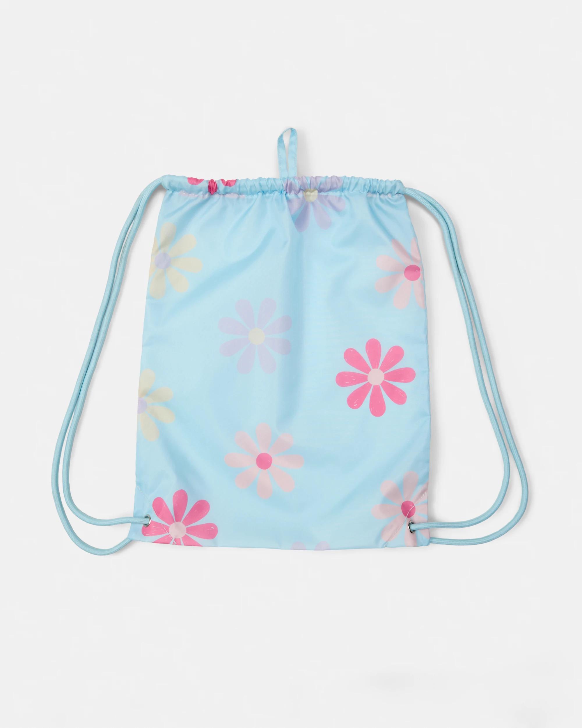 1 Drawstring Bag Blue Daisy, 1 of 6