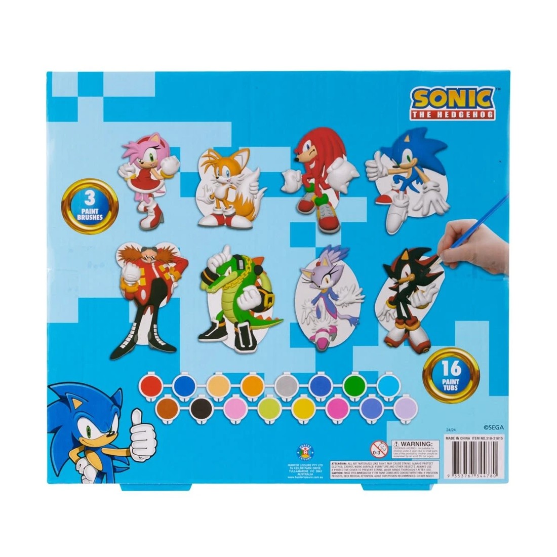 6 Sonic The Hedgehog Paint Your Own Sonic and Friends Kit, 6 of 6