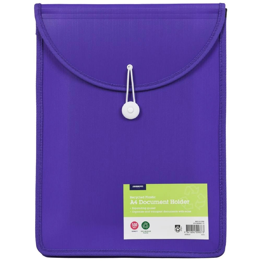 1 J.Burrows Top Load Attachment File A4 Lilac, 1 of 4