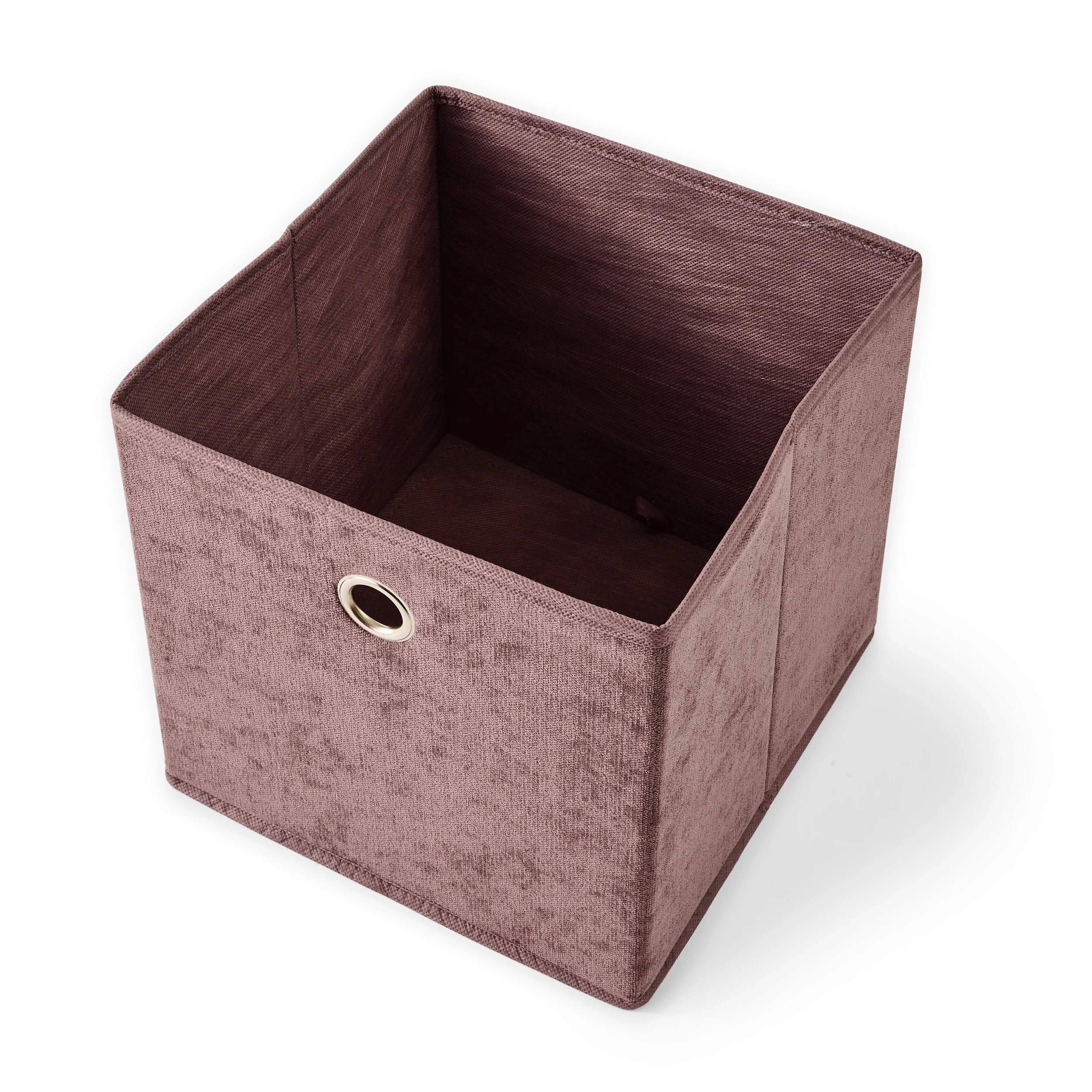 4 Collapsible Storage Cube - Burgundy, 4 of 5
