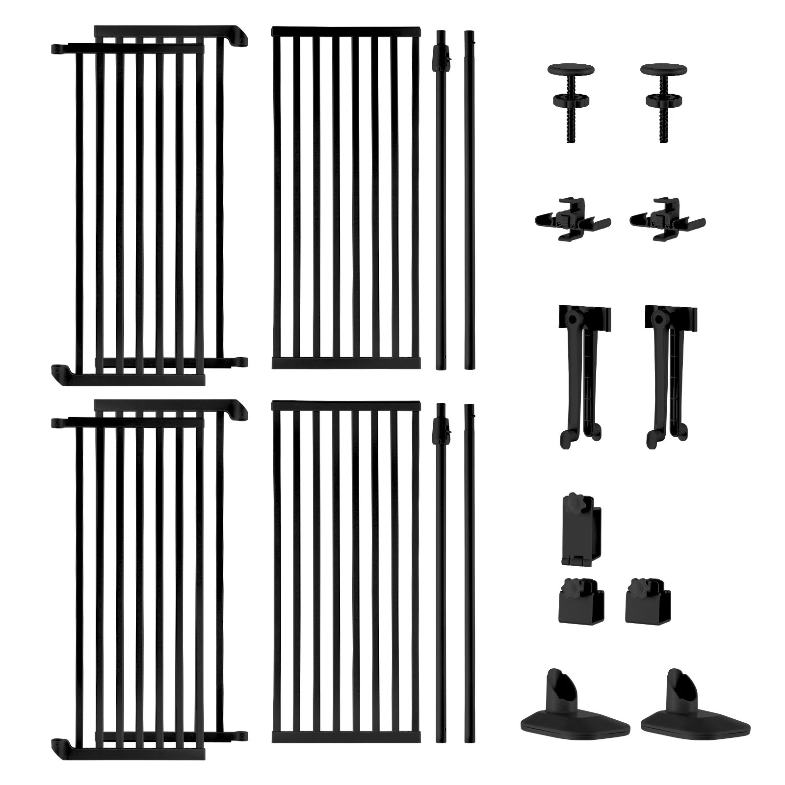 6 Pet Scene Safety Gate Retractable  Pet Dog Cat Extra Tall Fence Enclosure, 6 of 6