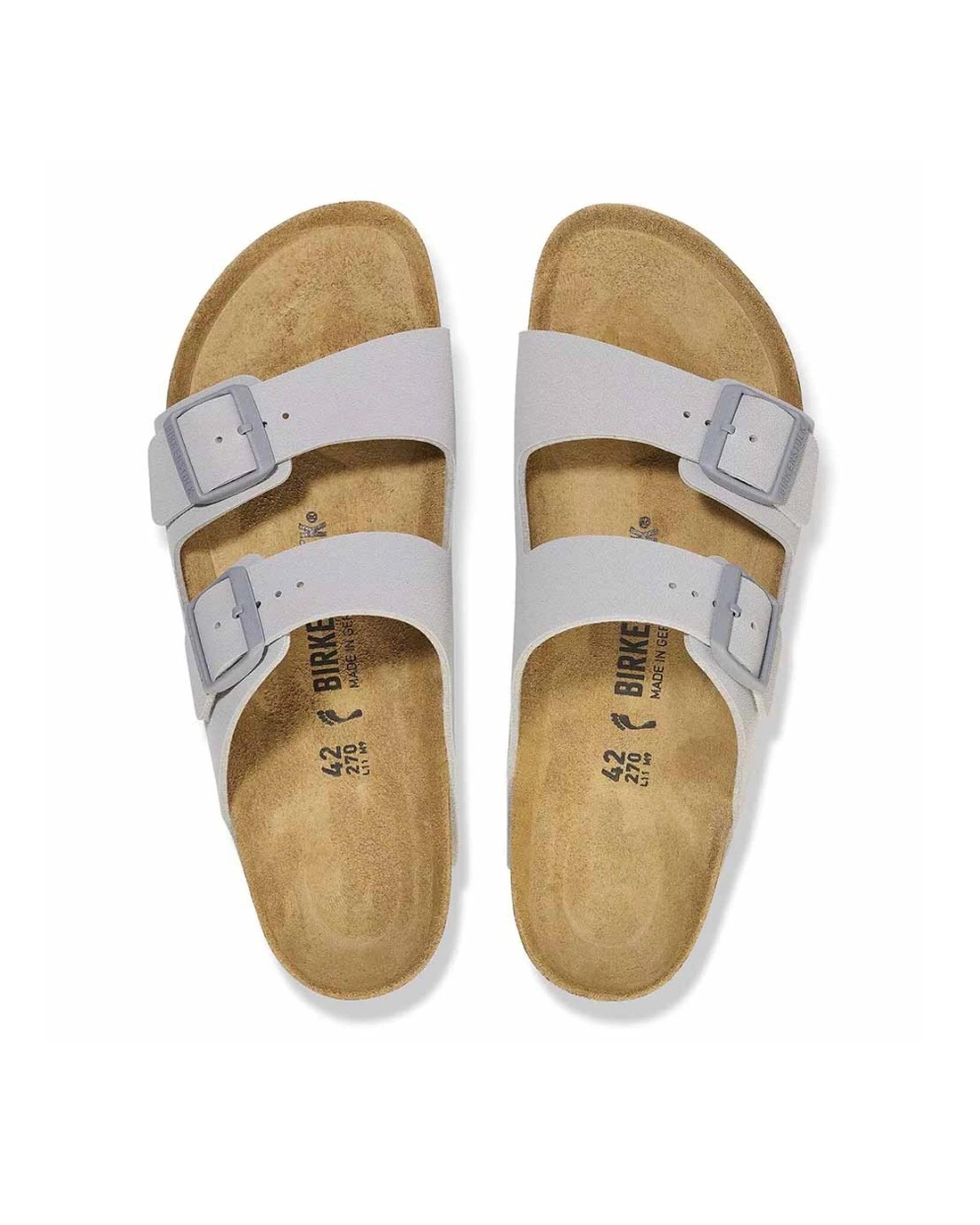 3 Birkenstock Arizona Birko-Flor Sandals Regular Width STONE COIN, 3 of 6