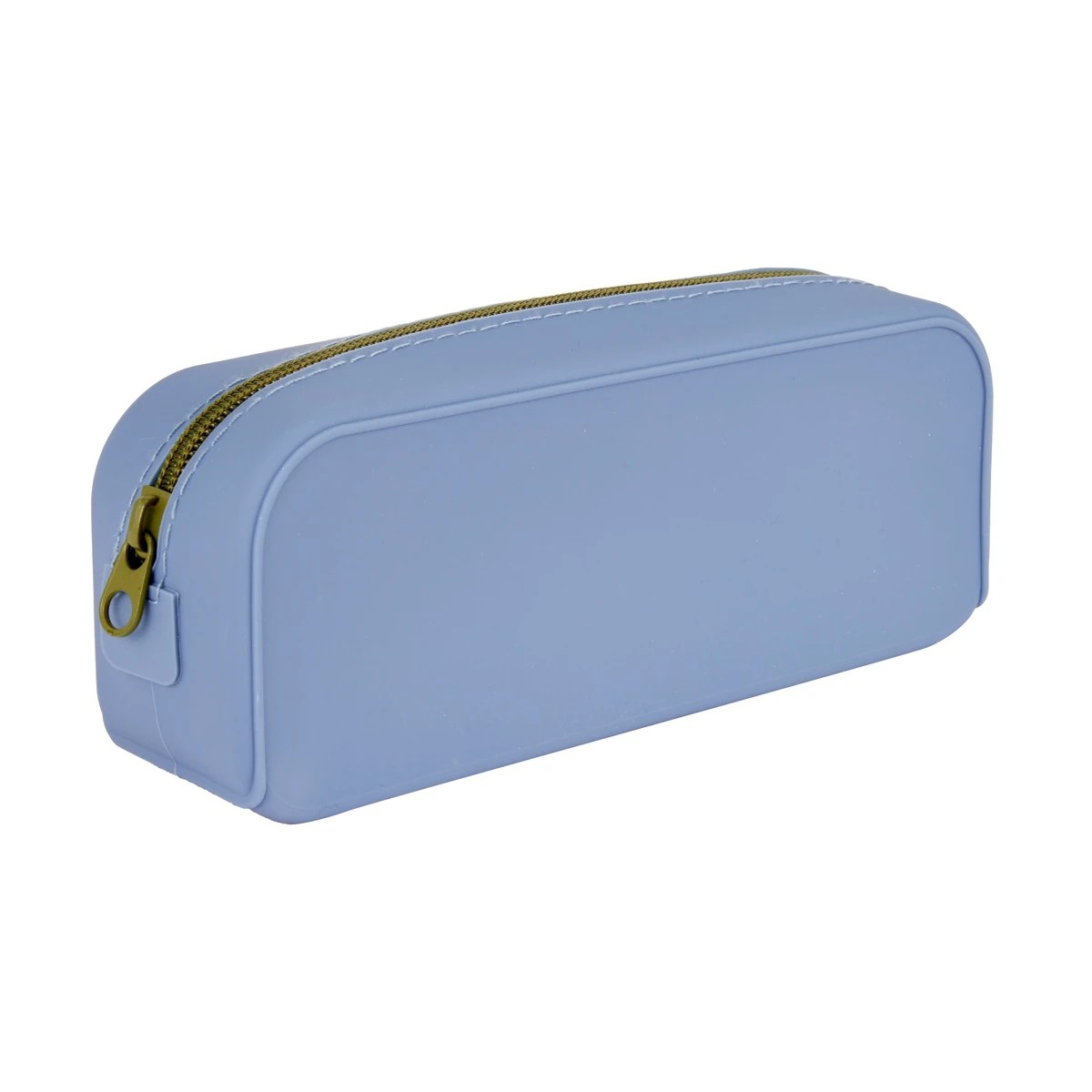 2 Silicone Barrel Pencil Case - Blue, 2 of 7