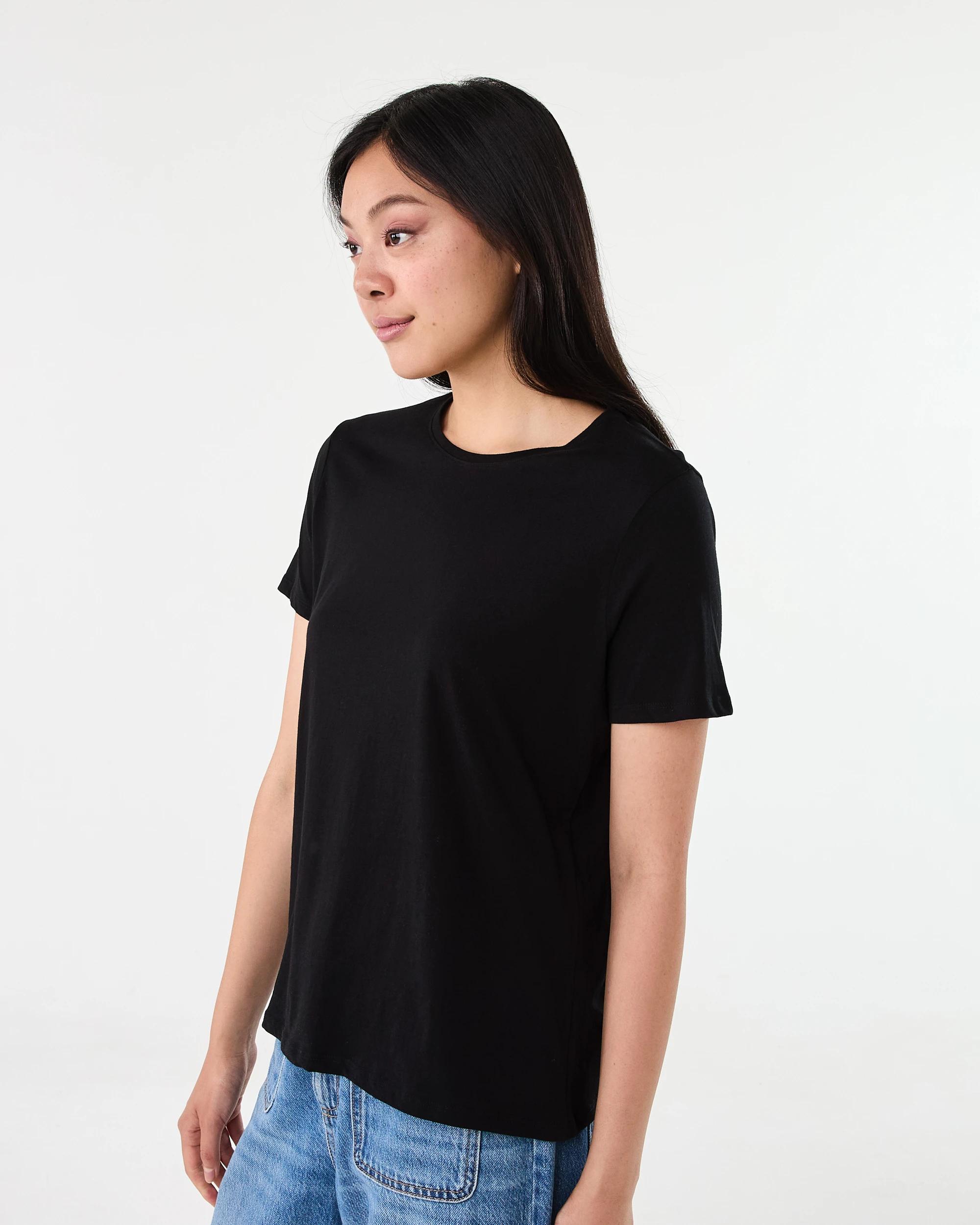 2 Basic T-shirt BLACK, 2 of 5