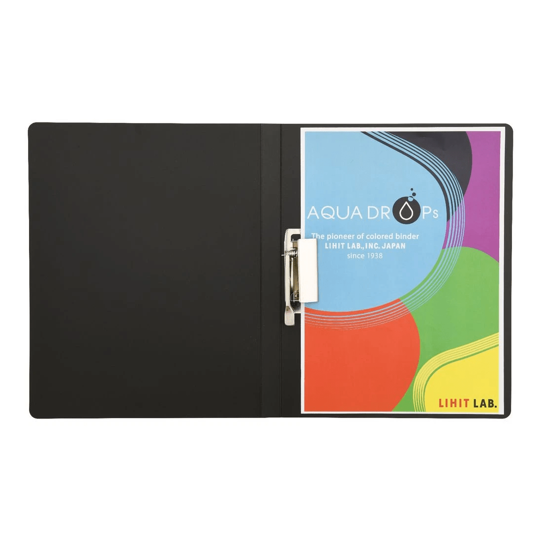 4 Aqua Drops A4 Punchless File Black, 4 of 5