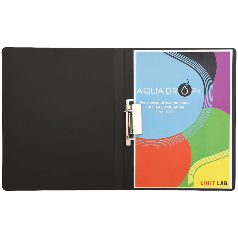 4 Aqua Drops A4 Punchless File Black, 4 of 5