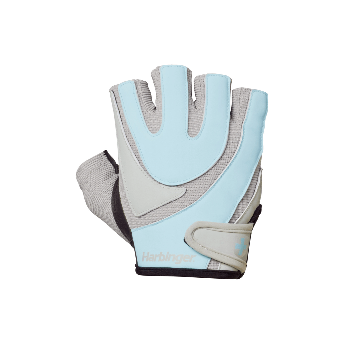 1 Harbinger Womens Training Grip Gloves TechGel Padding Leather Palm NoSweat - Multi, 1 of 10