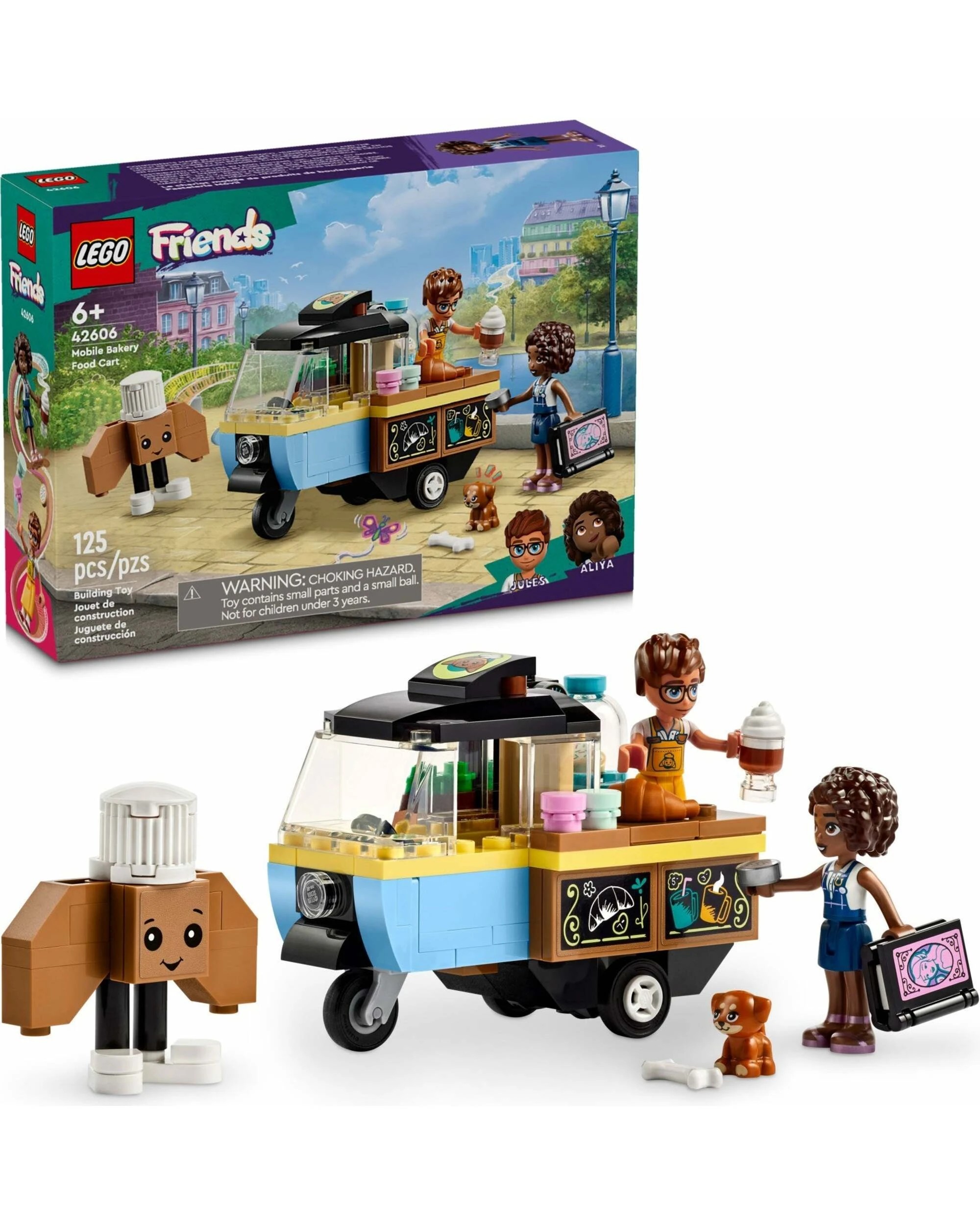 1 LEGO Friends 42606 Mobile Bakery Food Cart, 1 of 5