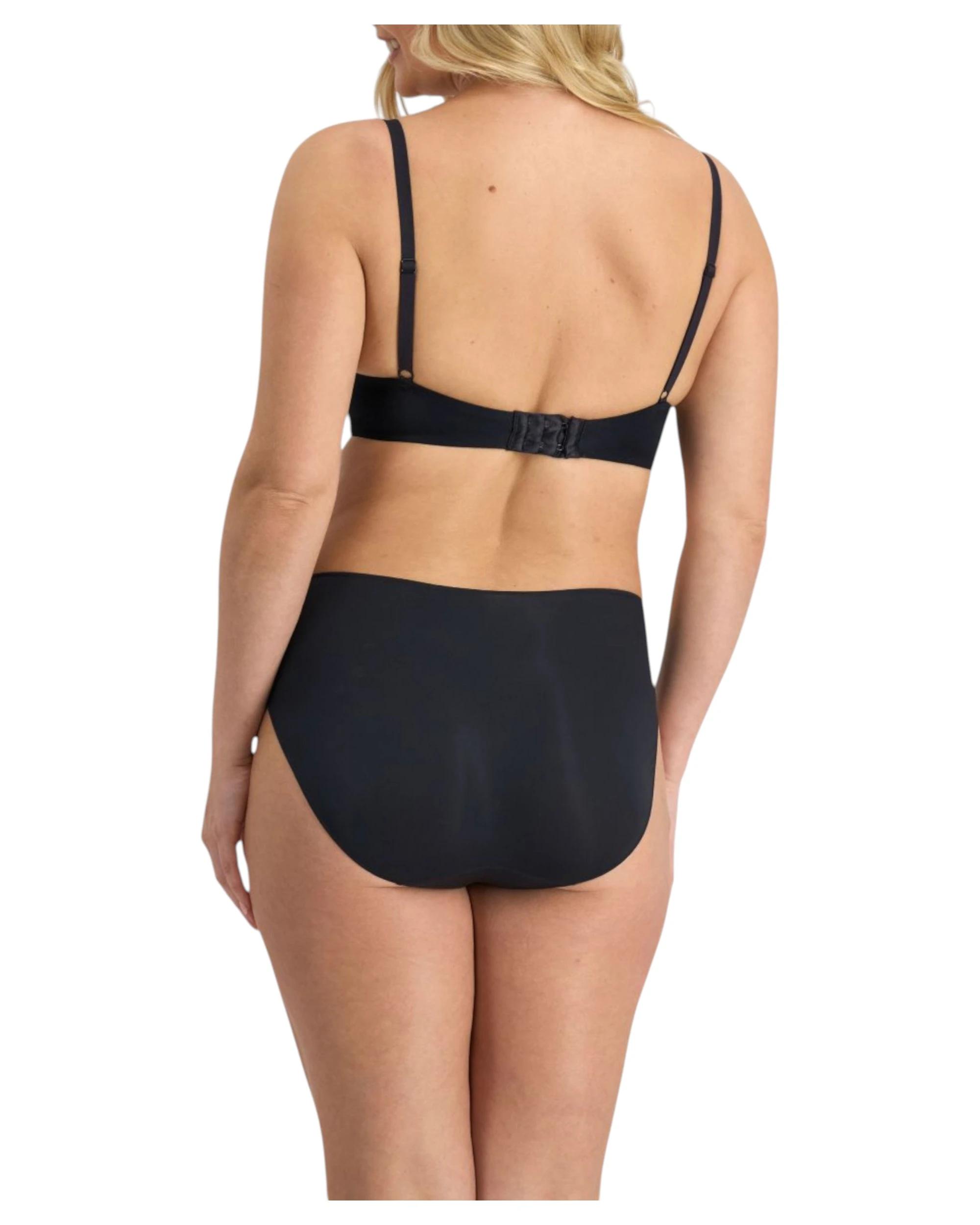 3 Jockey 12 Pack Womens No Panty Line Promise Hi Cut Brief Underwear Black BLACK, 3 of 4