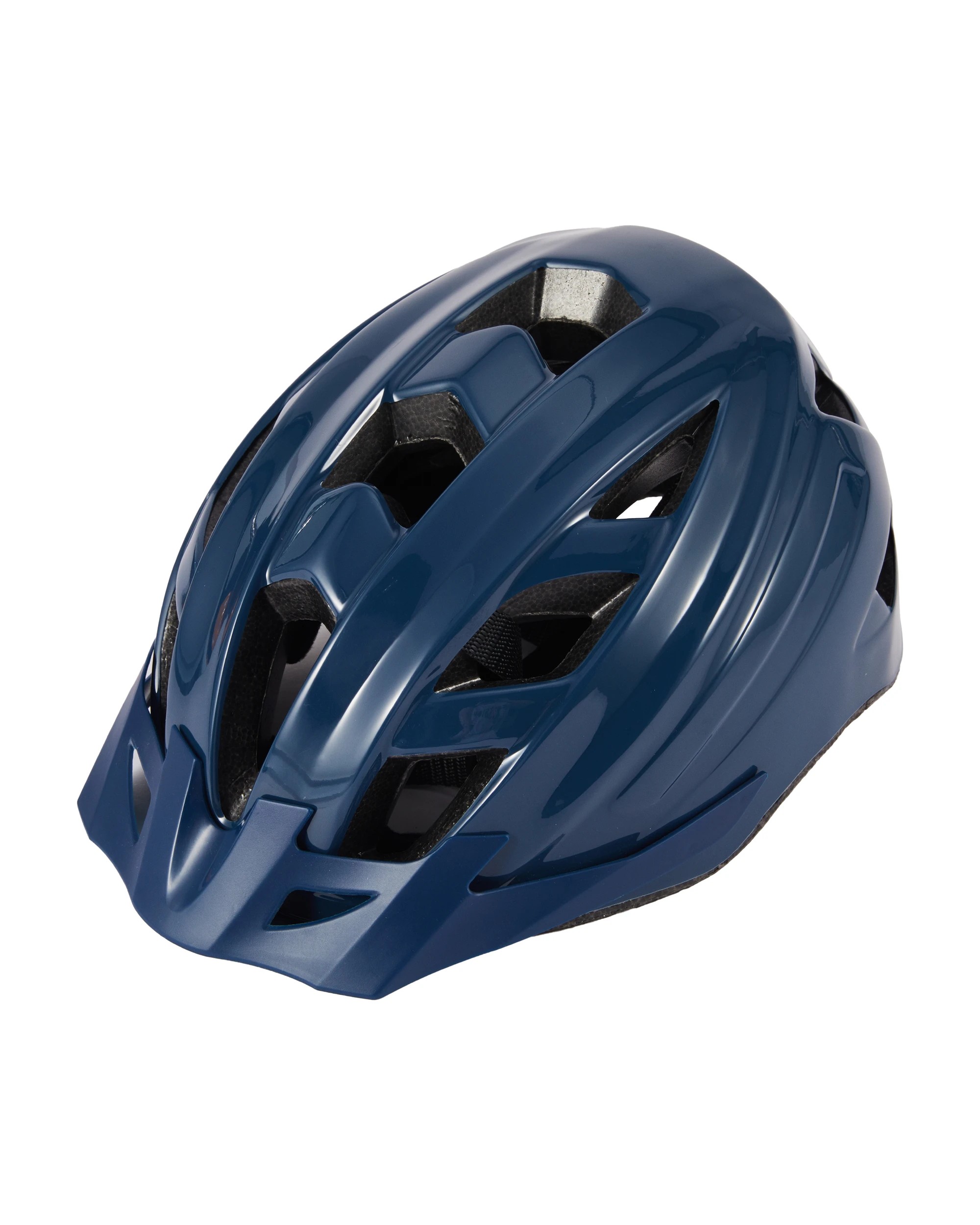 1 Urban Helmet with Light - Large, Blue, 1 of 9