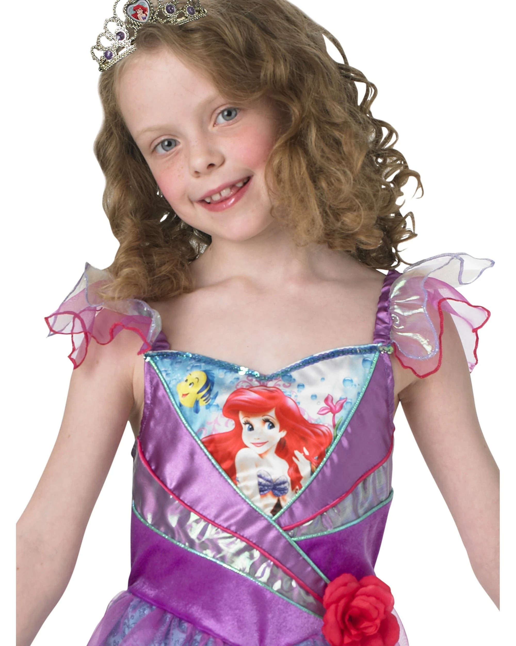 2 Rubies Ariel Shimmer Girls Dress Up Costume Size L - Multi, 2 of 4