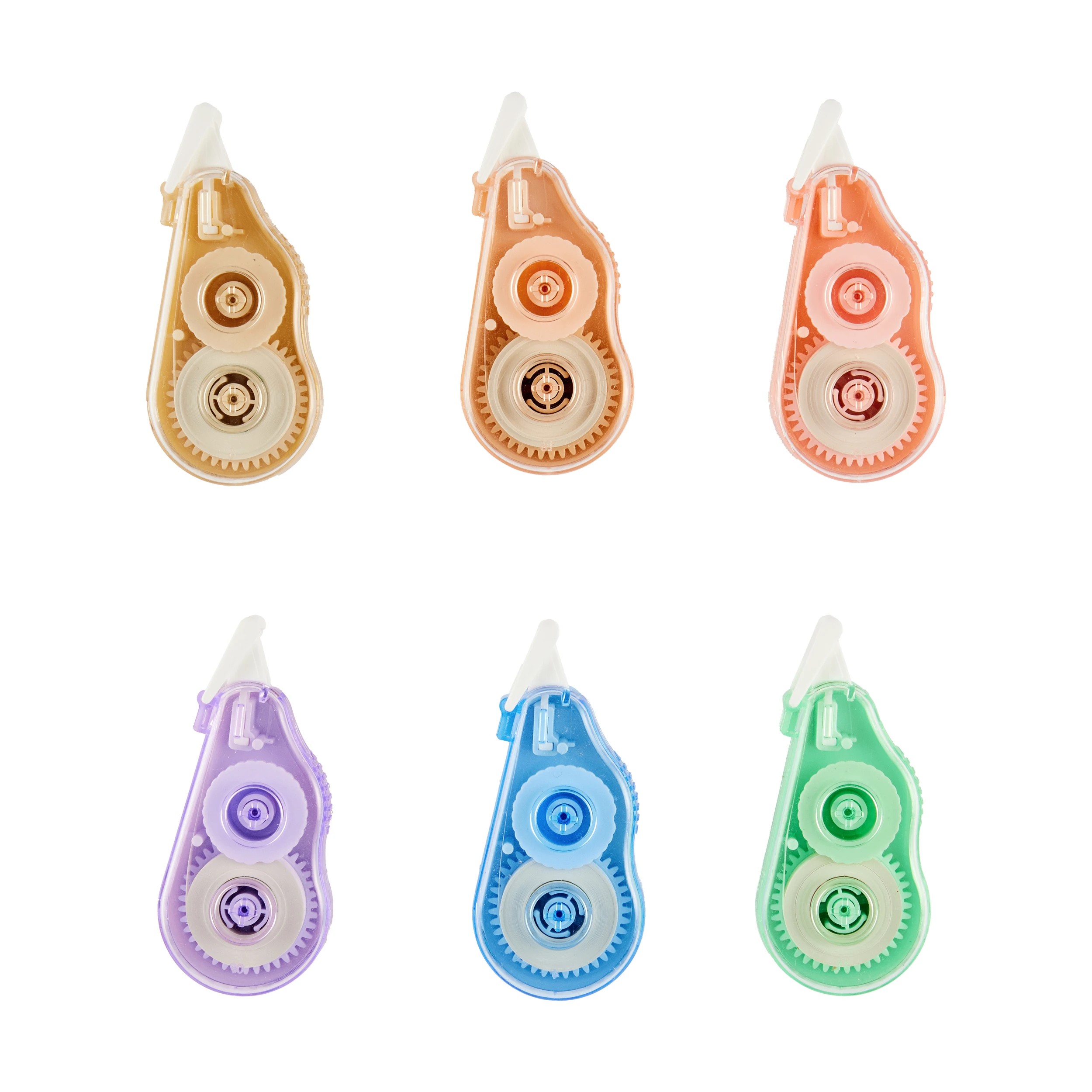 2 6 Pack Coloured Correction Tape, 2 of 6