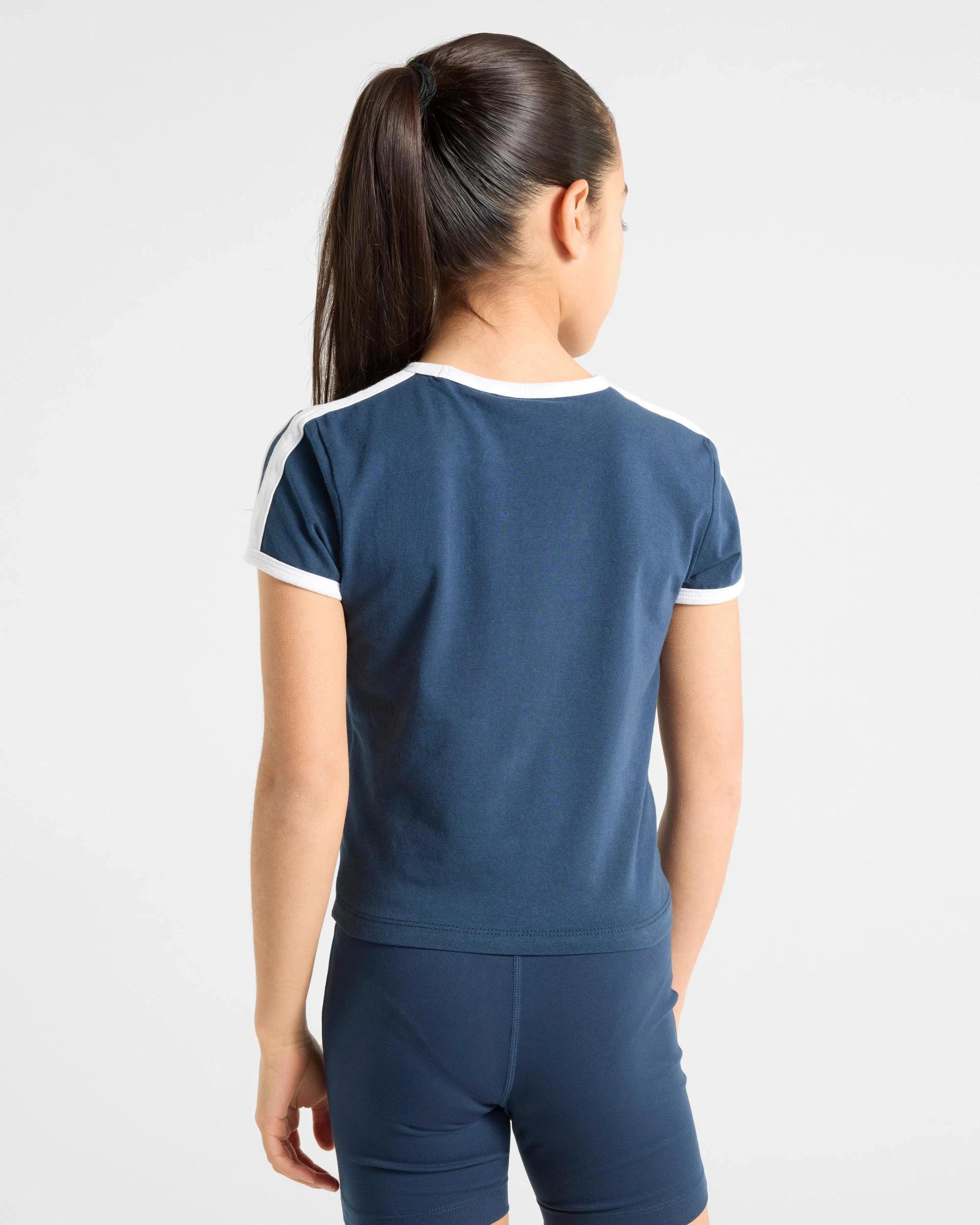 2 Short Sleeve Fitted T-Shirt - Lonsdale London NAVY, 2 of 4