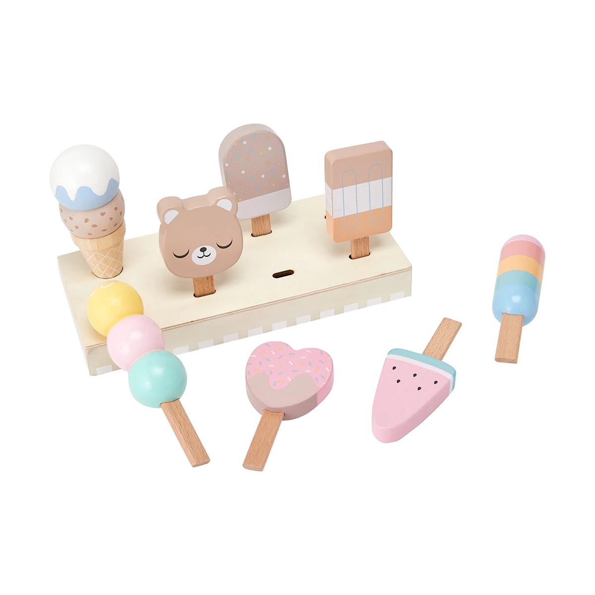 4 Wooden Ice Cream Tray, 4 of 10