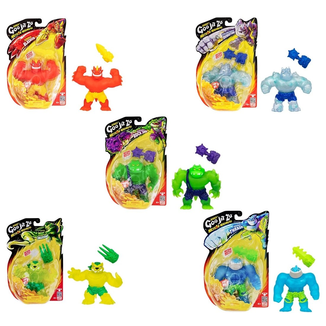 2 Heroes of Goo Jit Zu S13 Meteor Madness Hero Pack - Assorted, 2 of 10