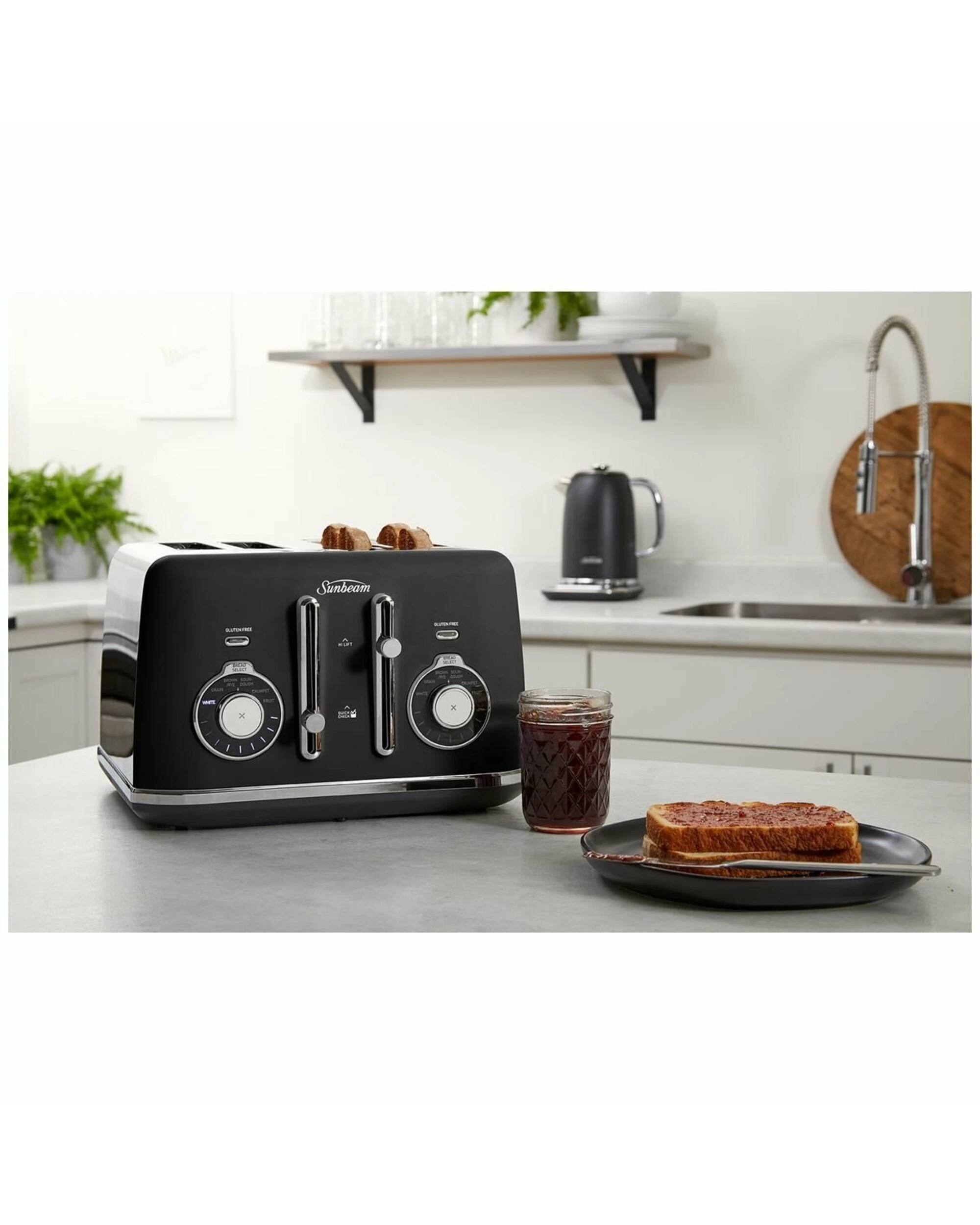 3 Sunbeam Alinea Collection 4 Slice Toaster - Black - BLACK, 3 of 4
