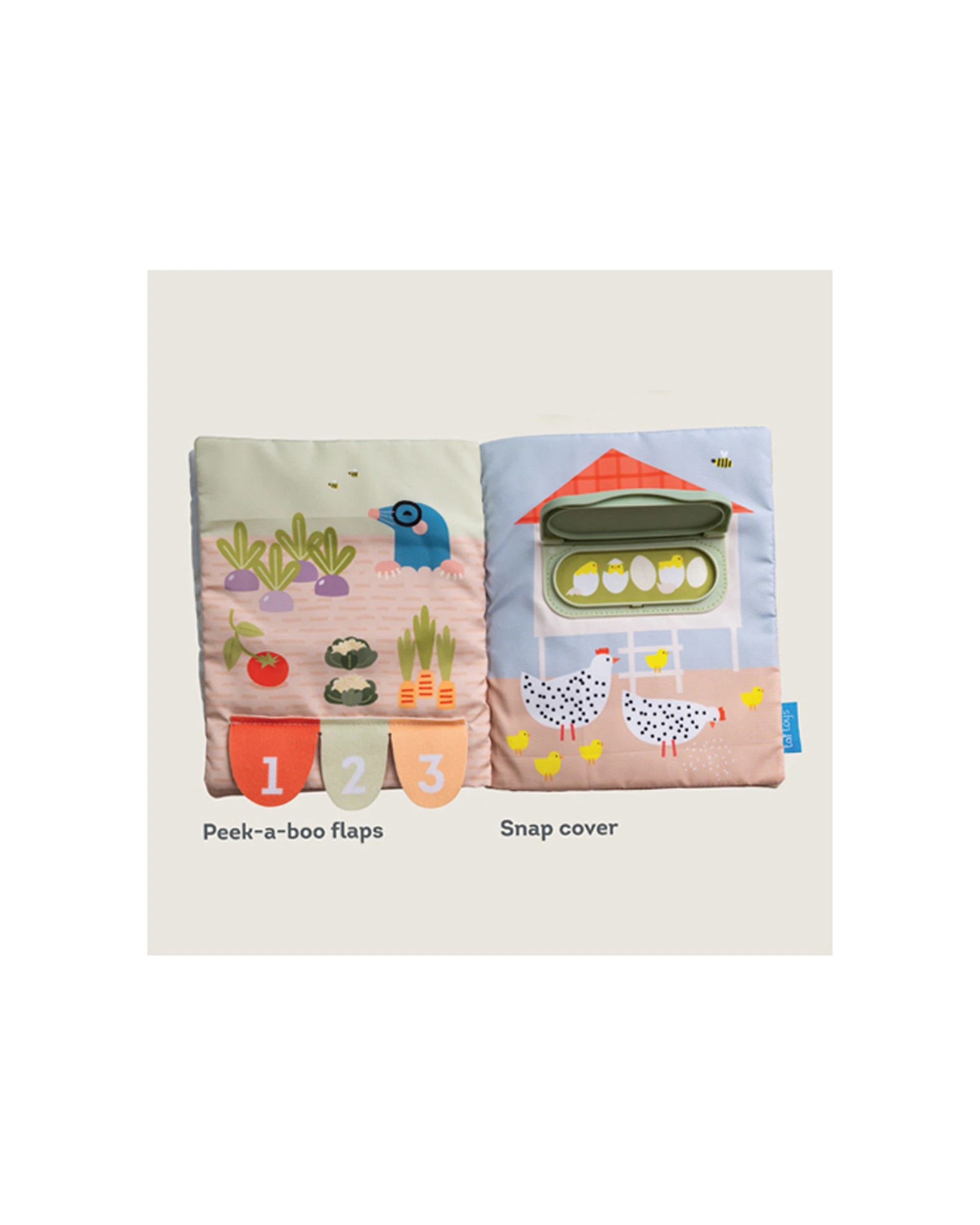 4 Taf Toys Quiet Busy Book Baby Infant Learning Activity Sensory Play Toy 18 Months Plus
 - Multi, 4 of 8