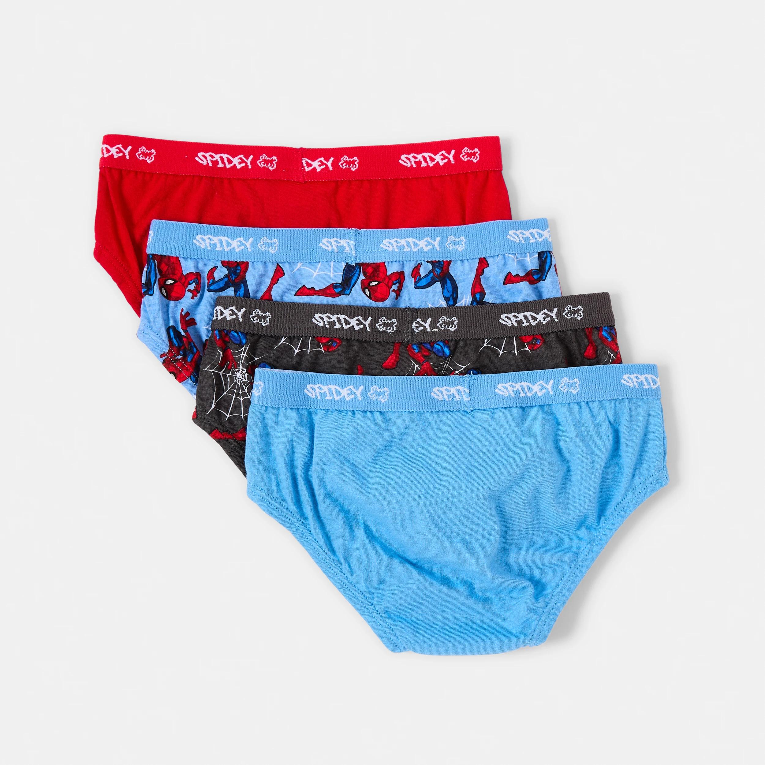 2 4 Pack Marvel Spider-Man License Briefs SPIDERMAN, 2 of 7