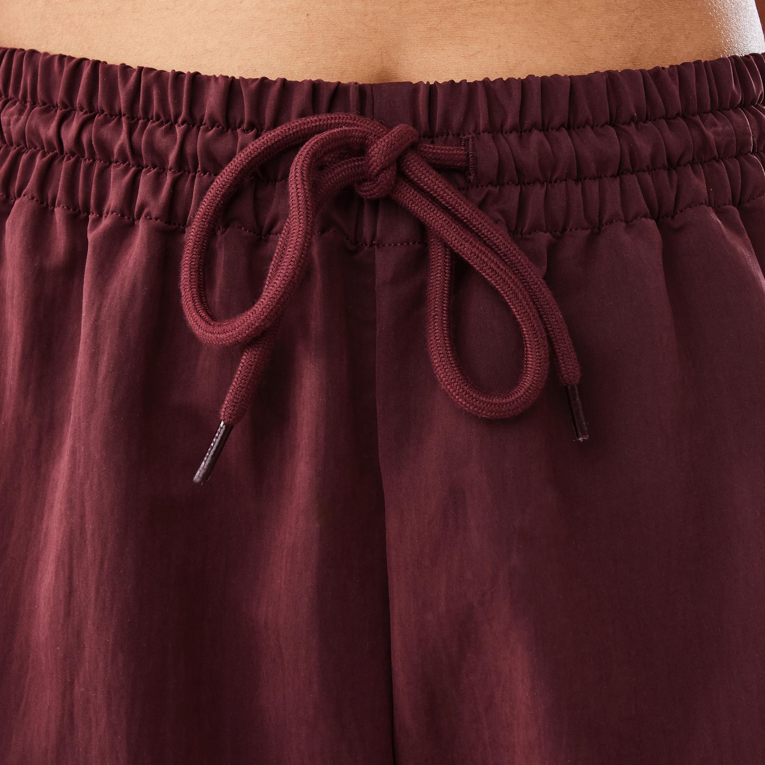 5 Active Womens Contrast Panelled Pants BURGUNDY CHERRY, 5 of 9