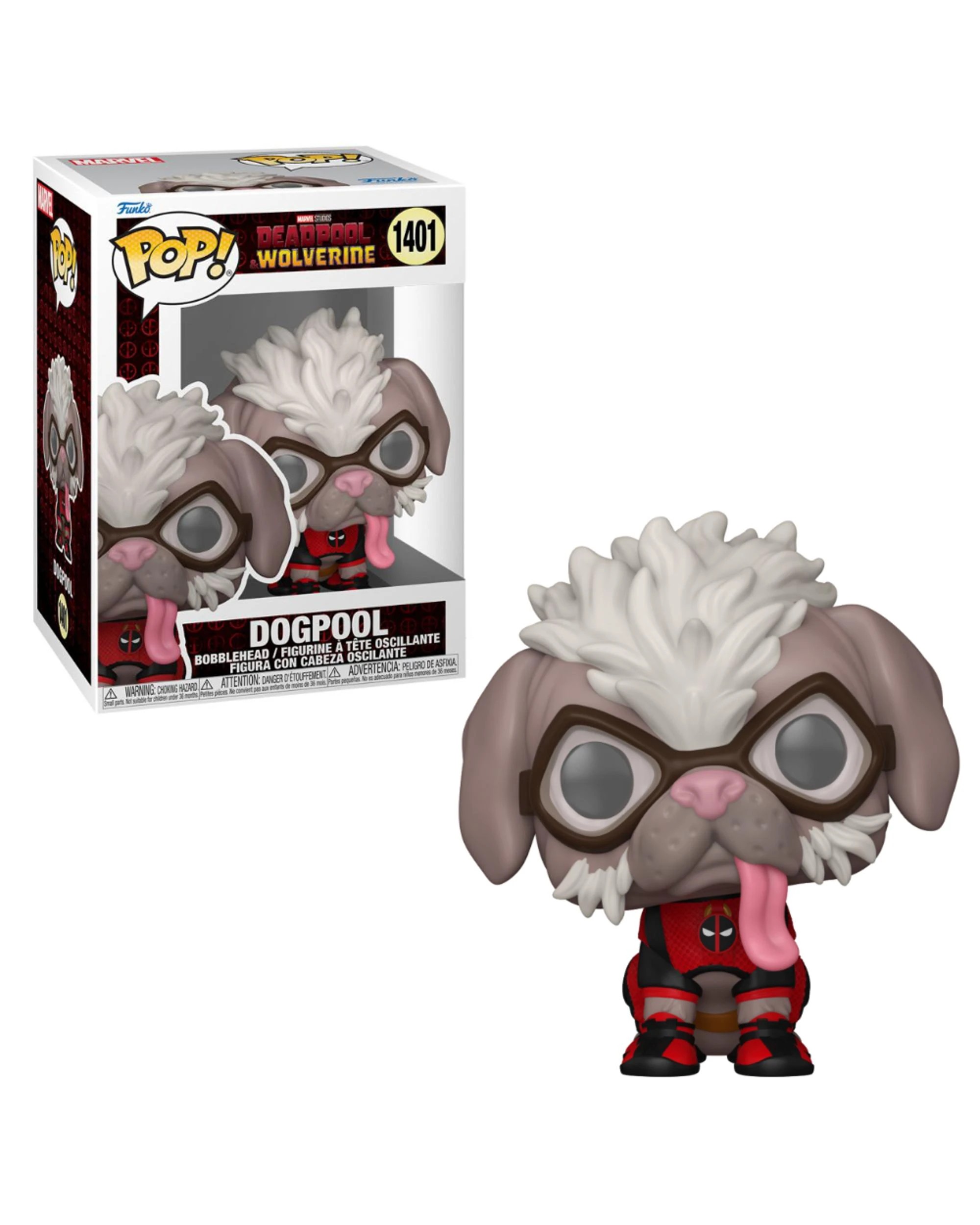 1 Deadpool and Wolverine Dogpool Funko POP! Vinyl, 1 of 2