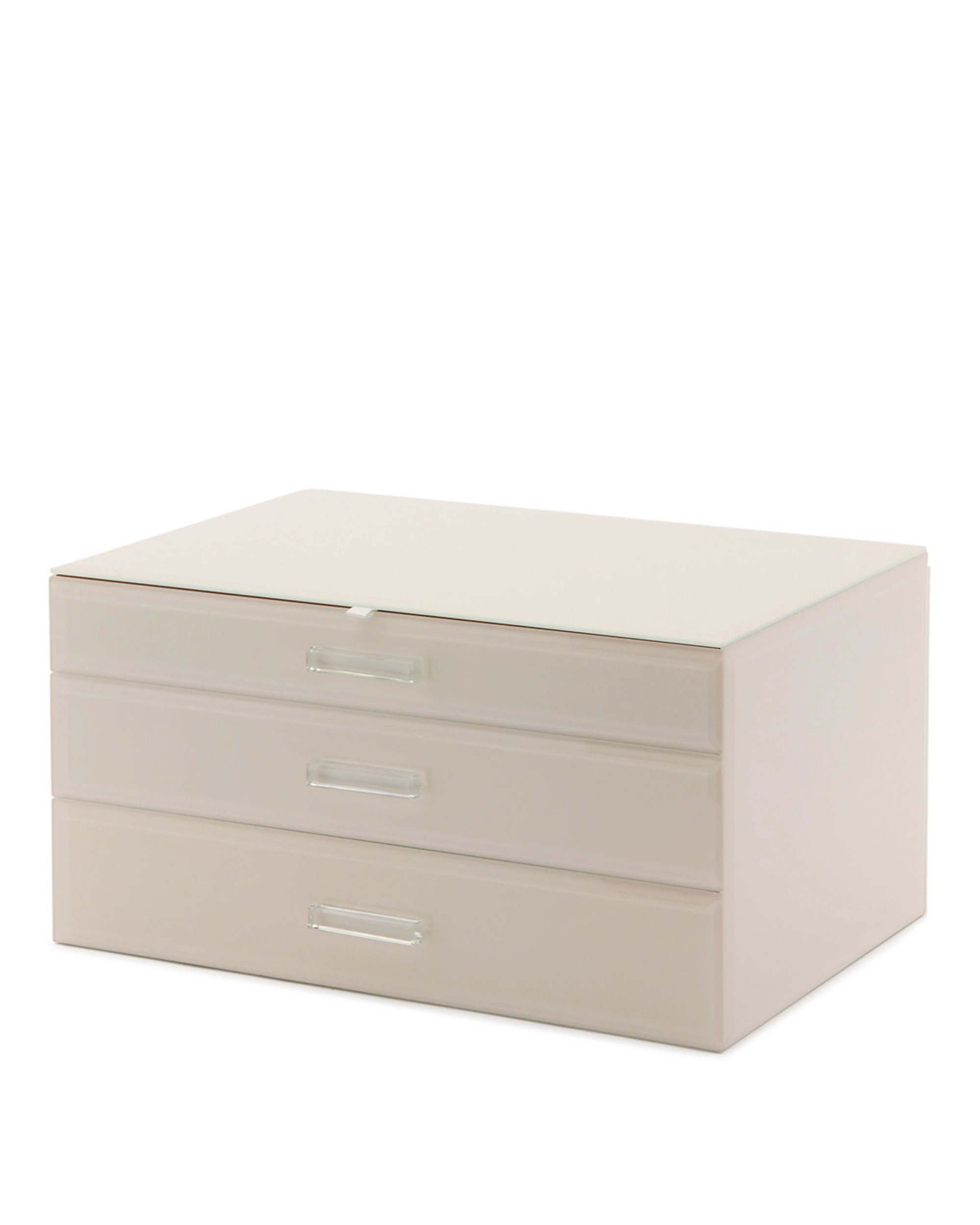 2 One Six Eight London Gabriella Jewellery Box - Nude - XL - Beige, 2 of 5
