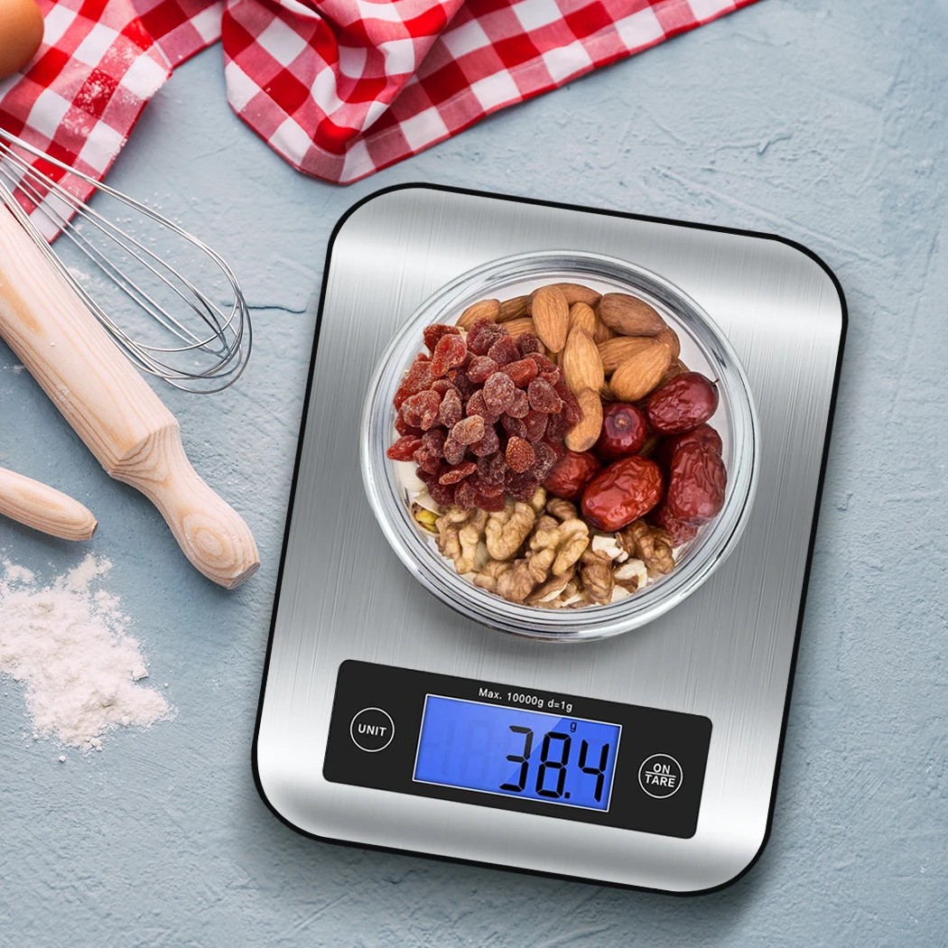 8 Digital Kitchen Food Scales 10kg LCD Electronic Balance Weight Postal Scale, 8 of 8