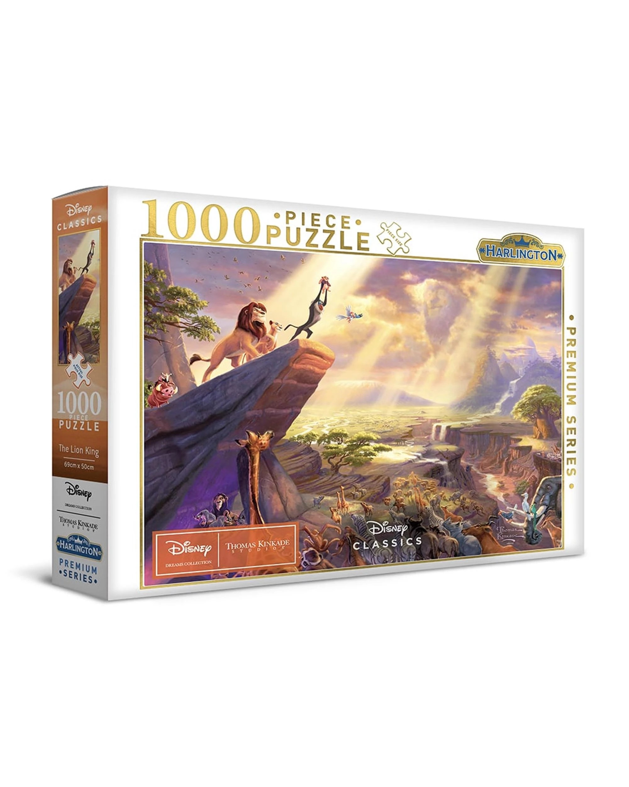 1 Harlington Thomas Kinkade Disney The Lion King 1000 Piece Jigsaw Puzzle, 1 of 1