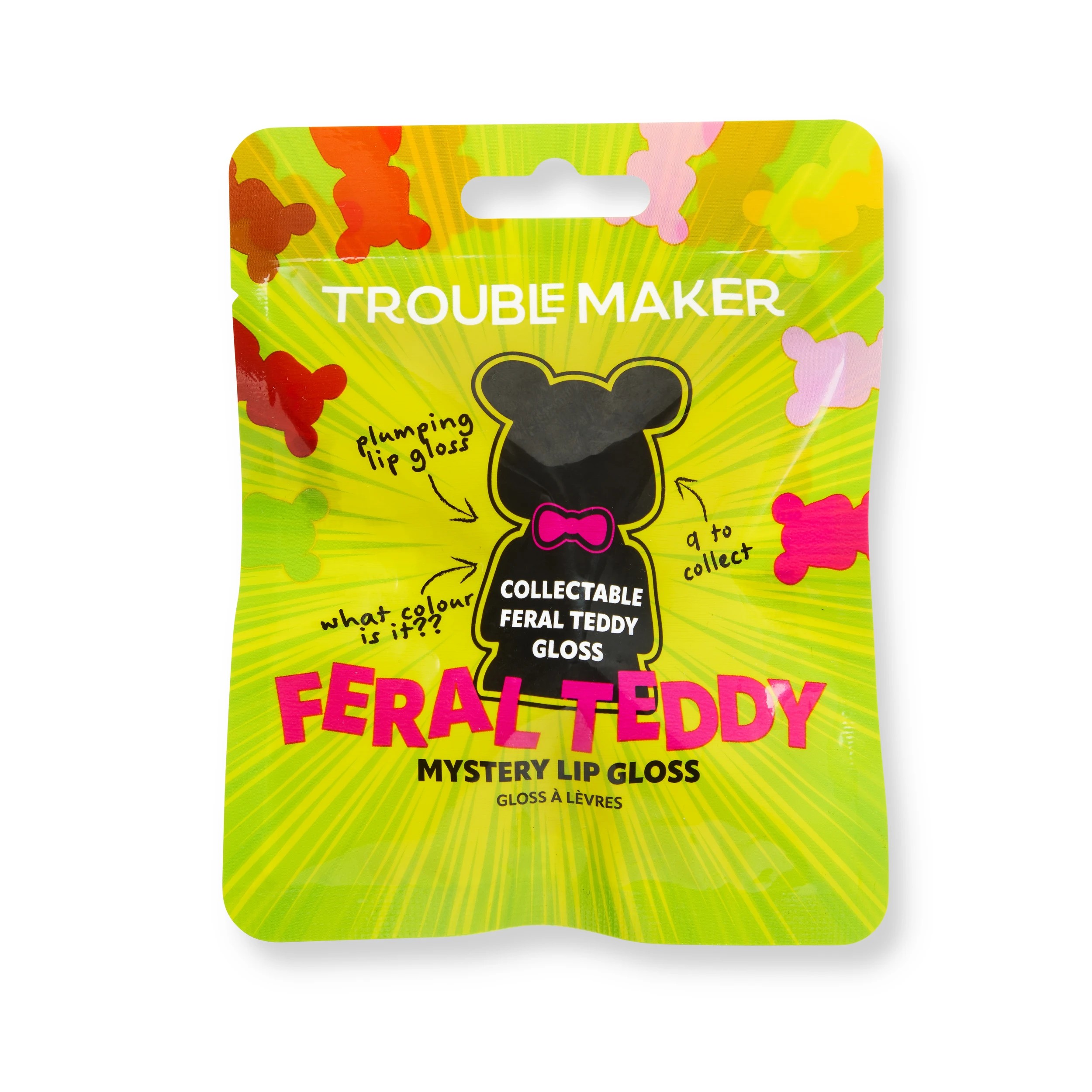 1 Trouble Maker Feral Teddy Mystery Plumping Lip Gloss, 1 of 5