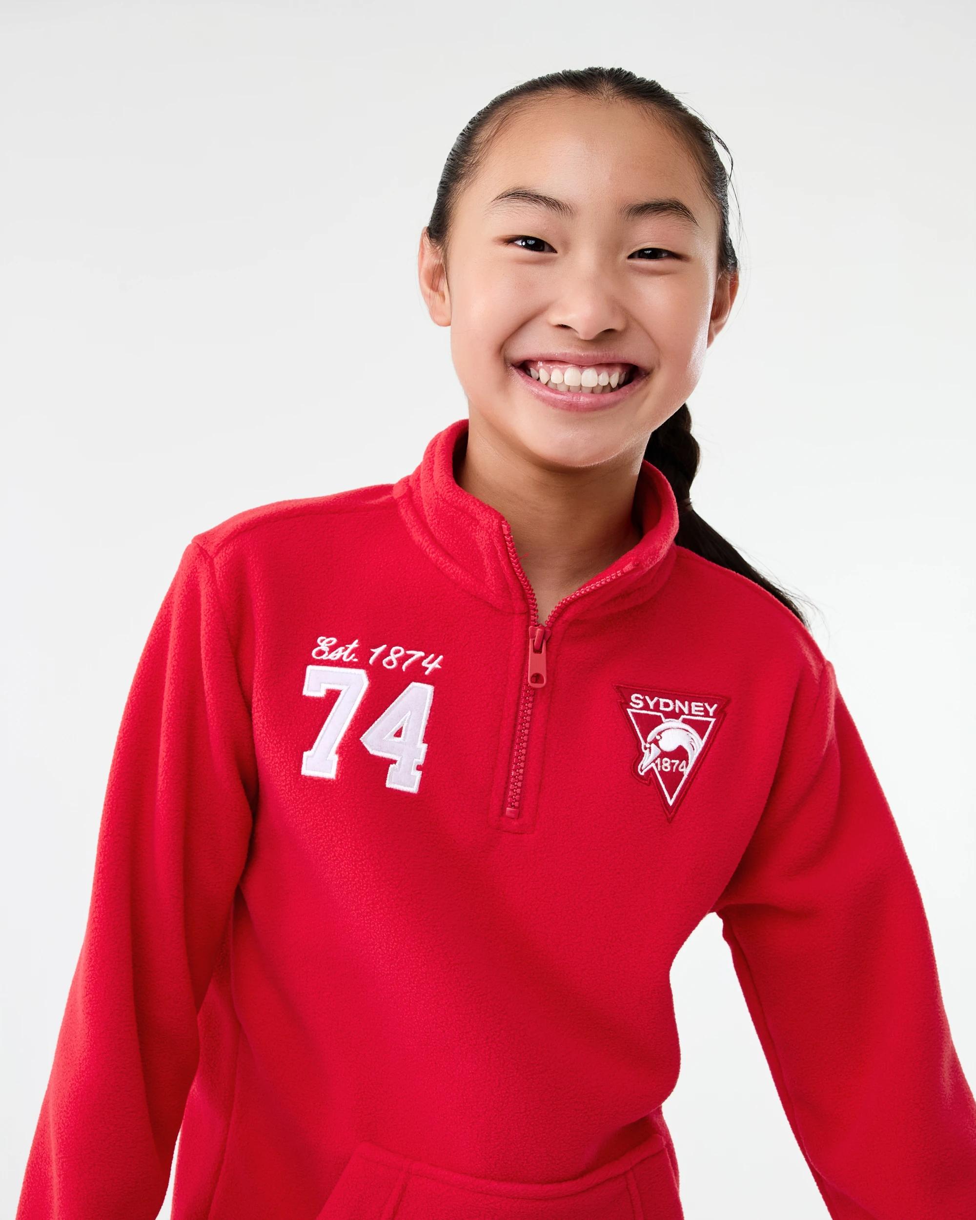 4 Official AFL Kids Polar Fleece Jacket Sydney, 4 of 10