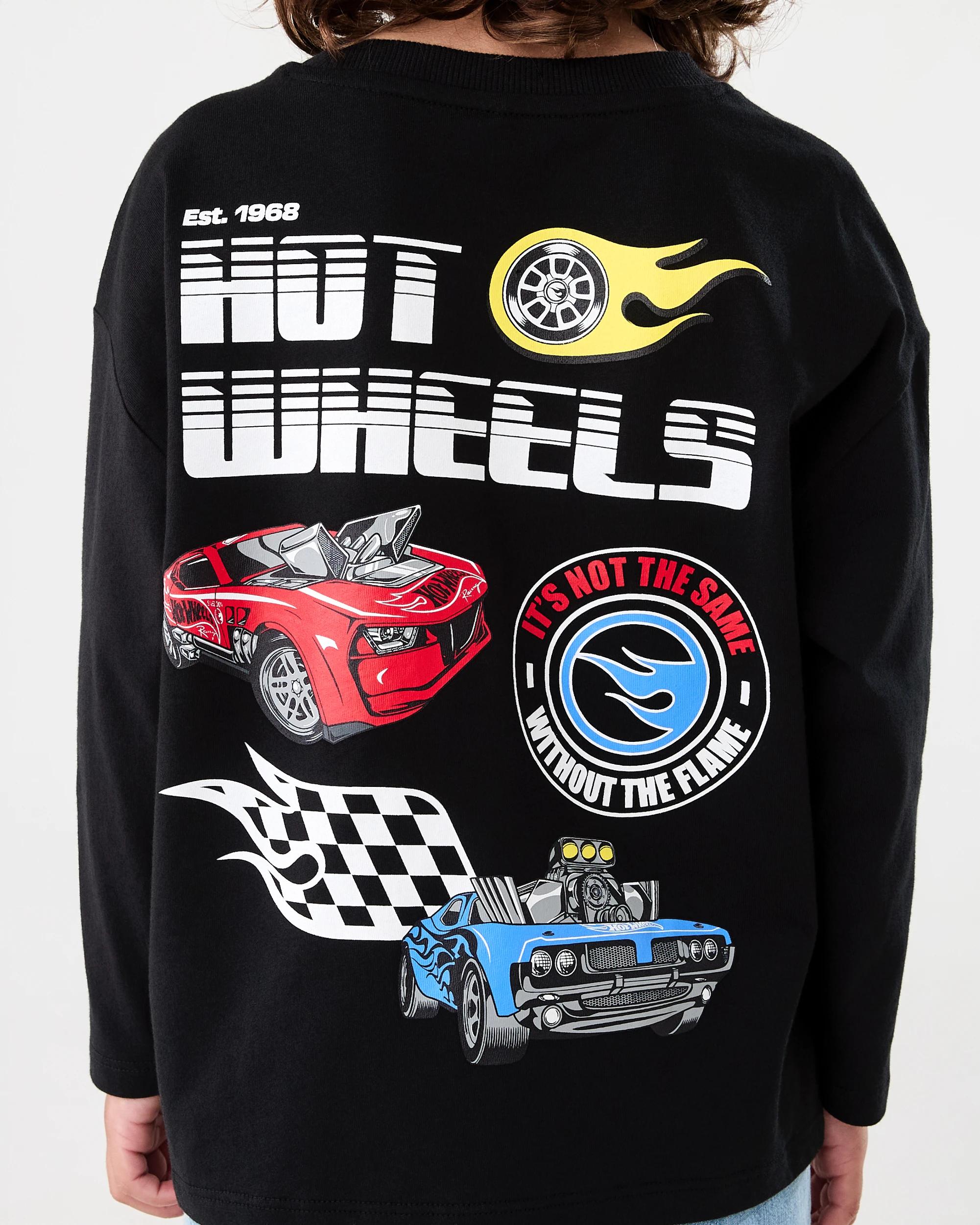 6 Hot Wheels License Long Sleeve T-shirt Hot Wheels, 6 of 8
