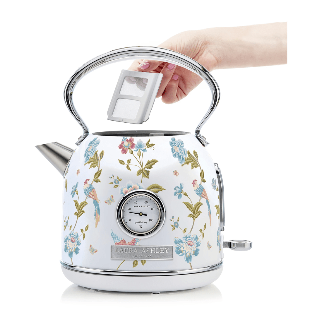 6 Laura Ashley 1.7L Kettle Elvenden Temperature Kettle Boiling Kettle Perfect Pour
 - white, 6 of 7