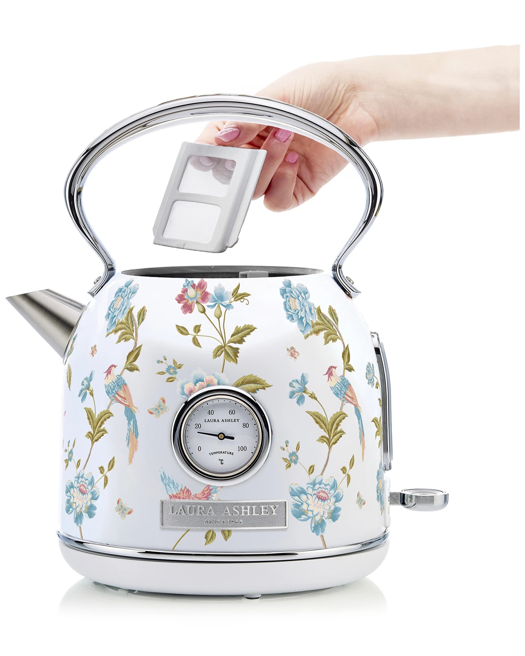 6 Laura Ashley 1.7L Kettle Elvenden Temperature Kettle Boiling Kettle Perfect Pour
 - white, 6 of 7