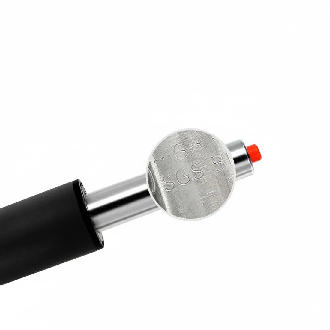 4 Artiss 2x Bar Stools Gas Lift Leather Stool - Black, 4 of 7