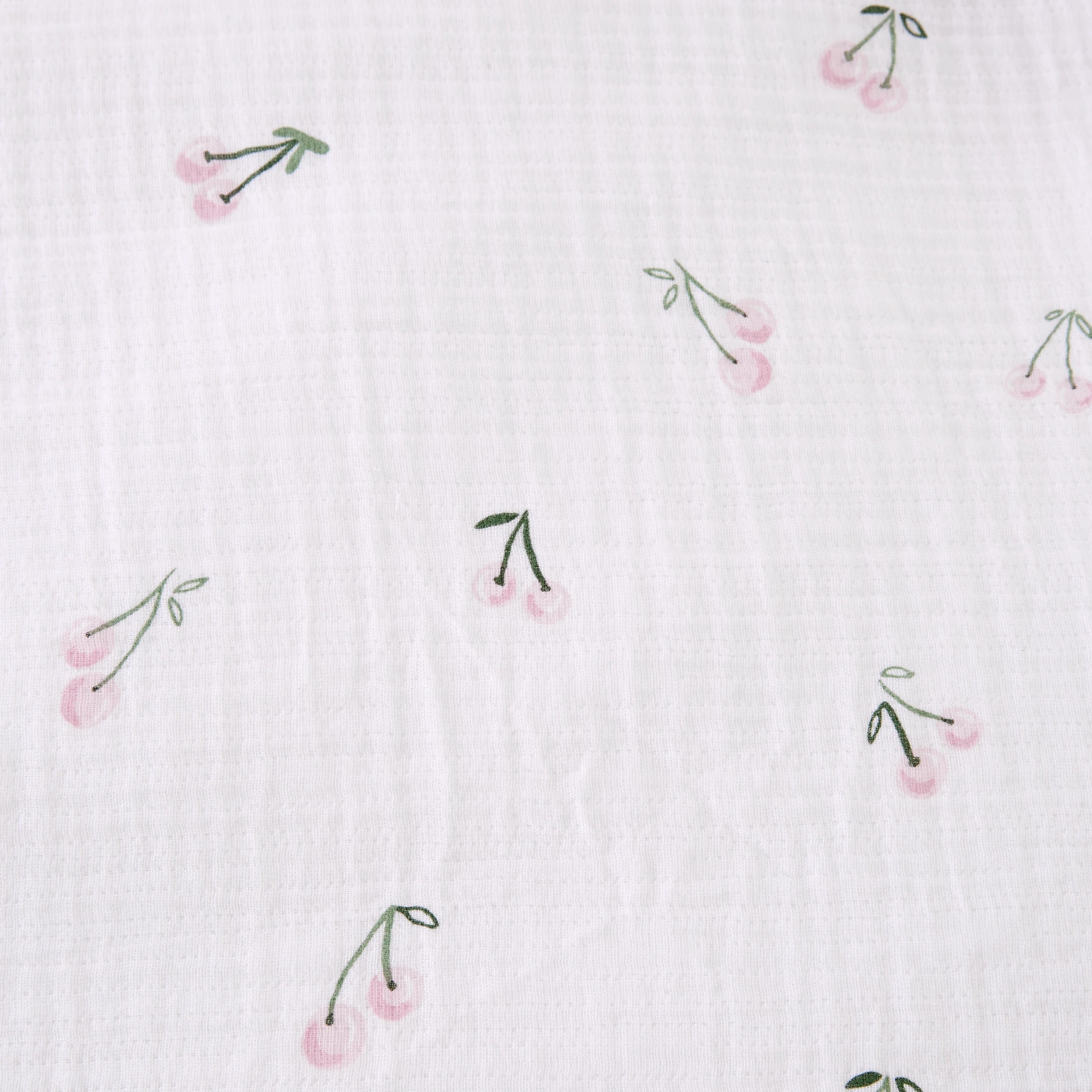 6 Cherry Muslin Cotton Quilt Cover Set - Double Bed, 6 of 7