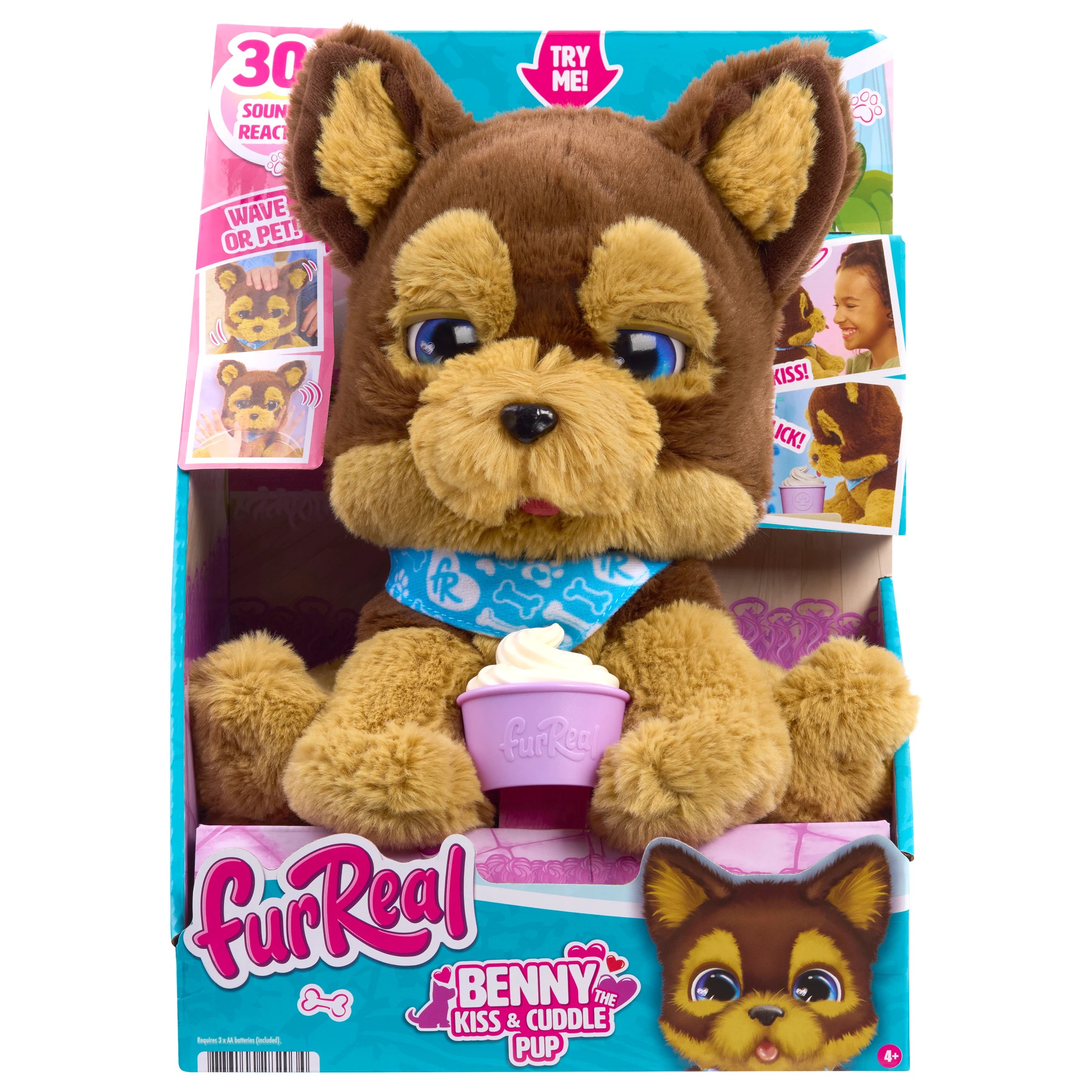 1 furReal Benny Kiss and Cuddle Pup Plush Toy, 1 of 5