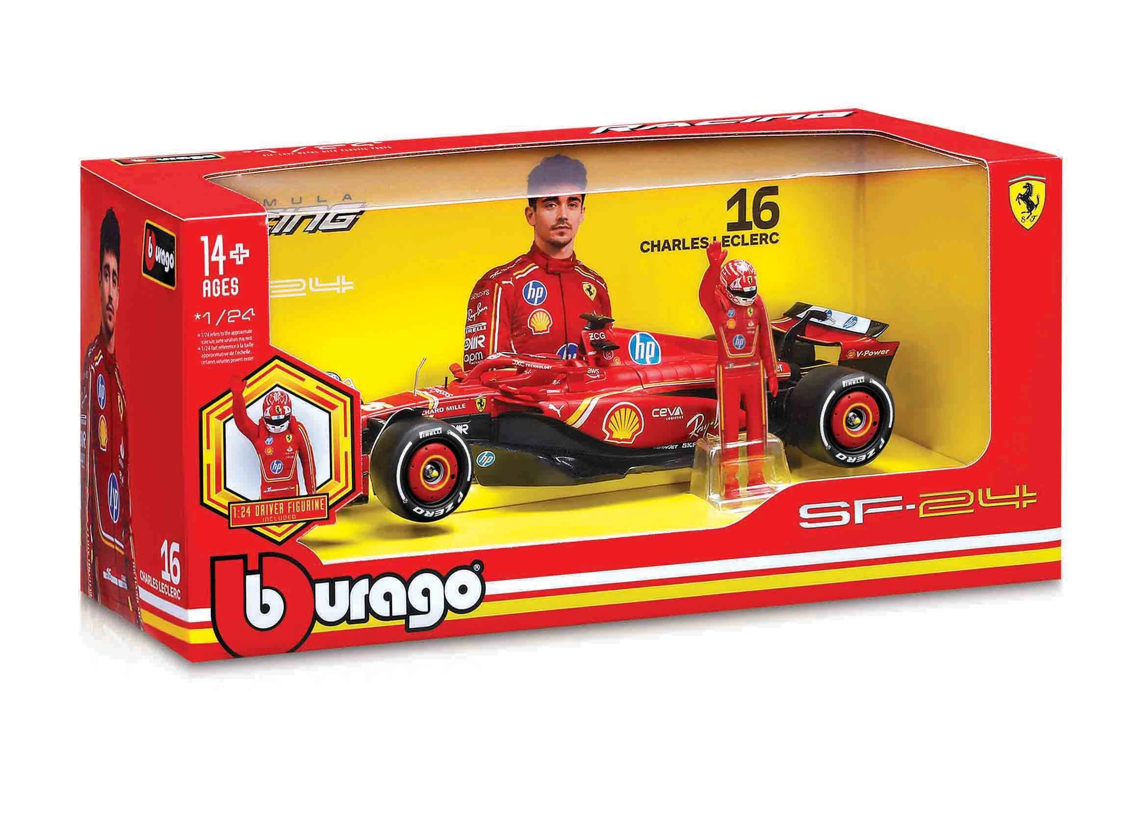 4 Bburago 1:24 F1 Vehicle & Figure - Assorted, 4 of 7
