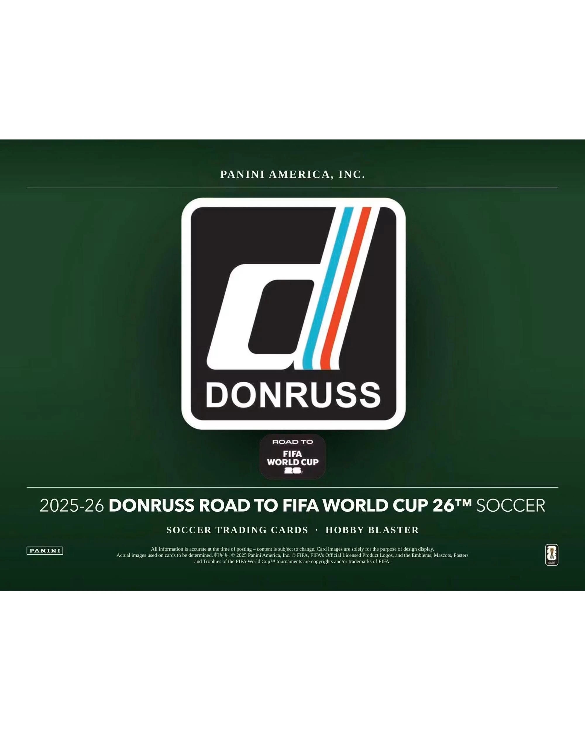 2 Panini 2025/2026 Donruss Road to FIFA World Cup 2026 Soccer Hobby Blaster Box, 2 of 7