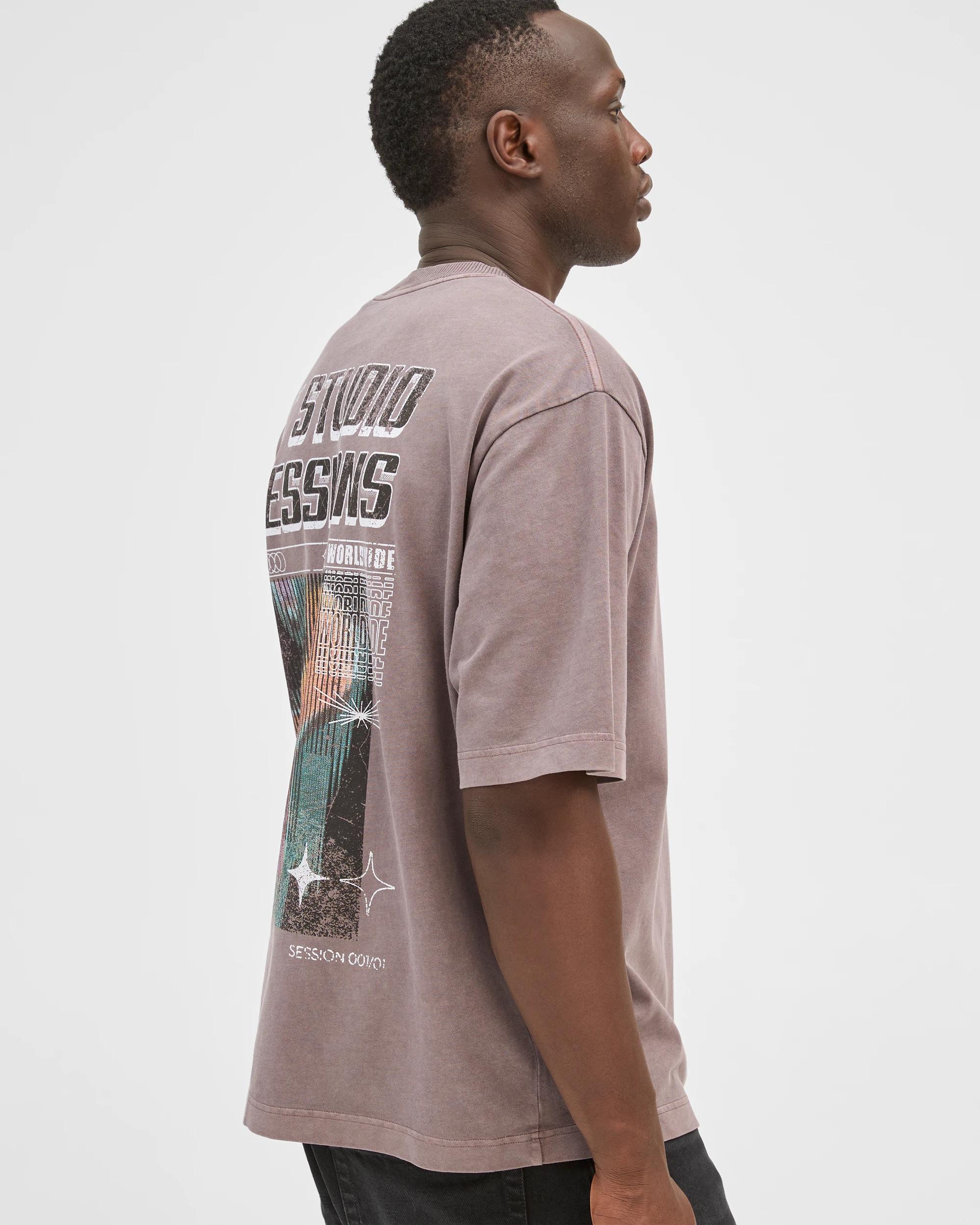 4 Commons Australian Cotton Graphic Oversized T-Shirt RED SPARROW/STUDIO SESSIONS, 4 of 6