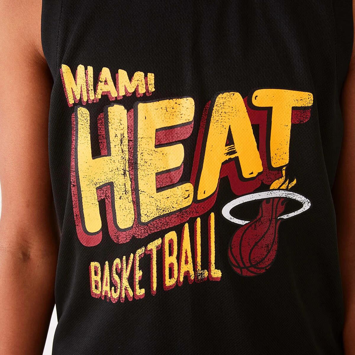 4 Official NBA Kids Mesh Tank Heat 7cga, 4 of 10