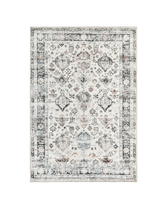 Marlow Machine Washable Floor Rug Distressed Vintage