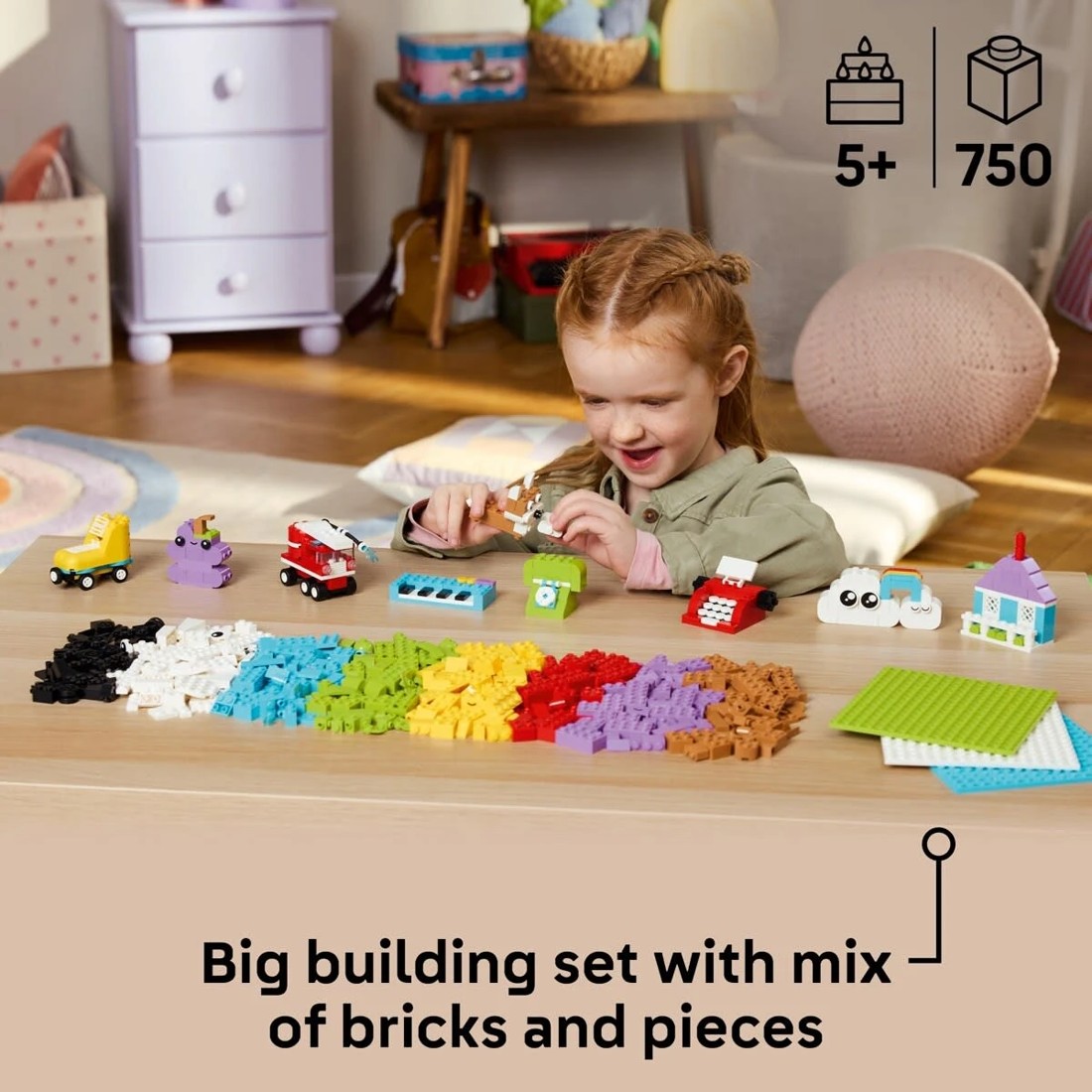 4 LEGO Classic Creative Build-and-Play Box 11044, 4 of 8