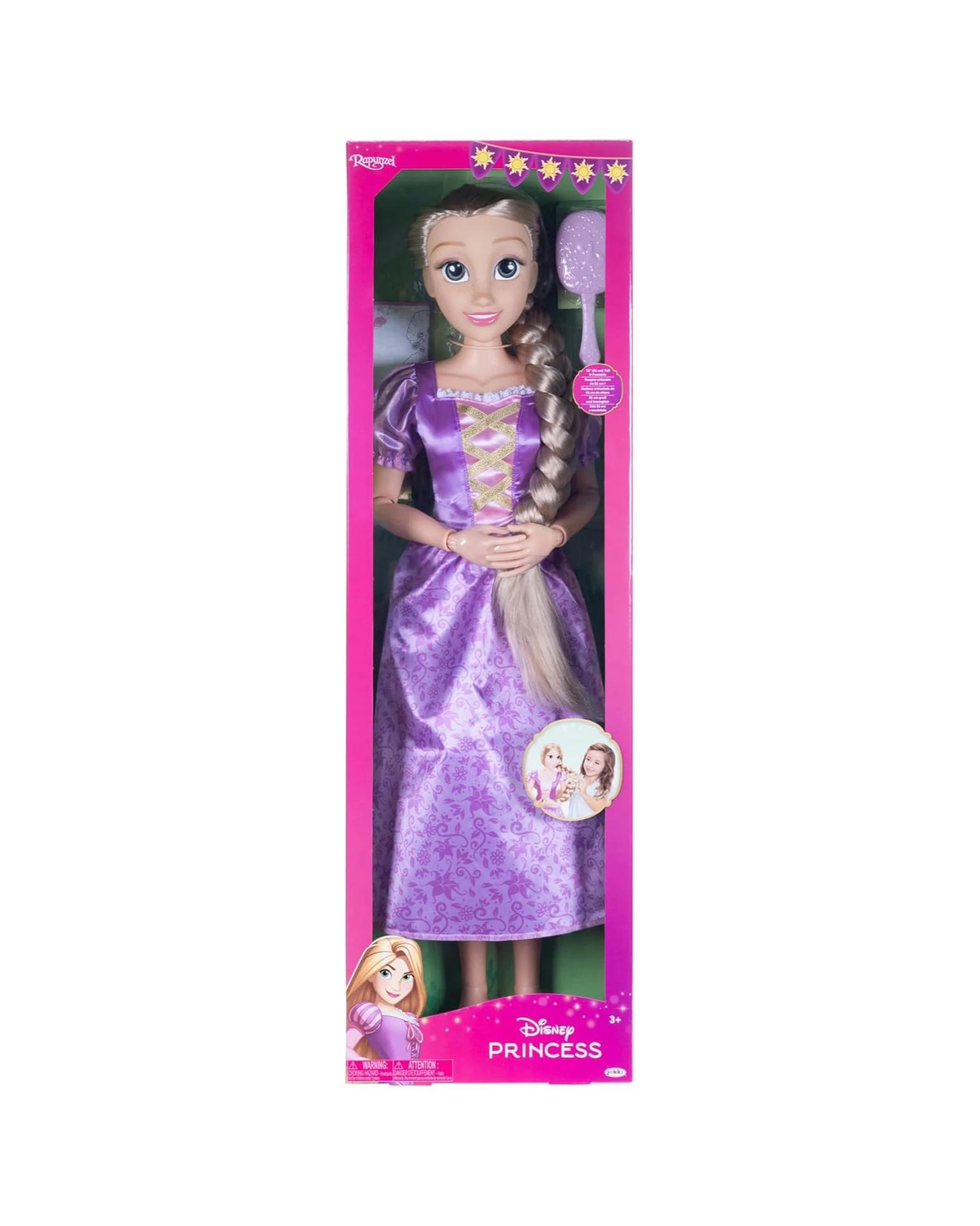 8 Disney Princess Playdate Rapunzel 32 inch Doll, 8 of 10