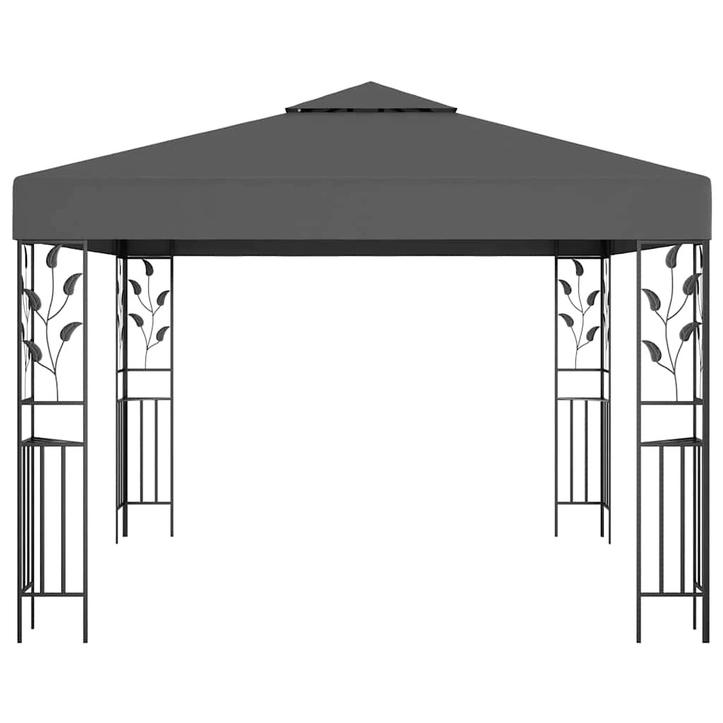 2 vidaXL Gazebo UV-resistant materials - Grey, 2 of 5