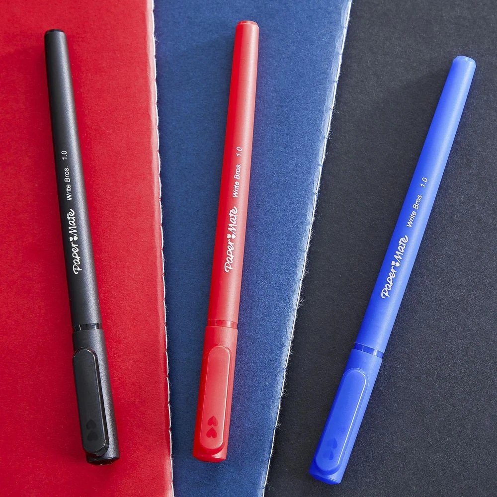 4 Paper Mate Write Bros Ballpoint Pen Assorted 10 Pack, 4 of 8